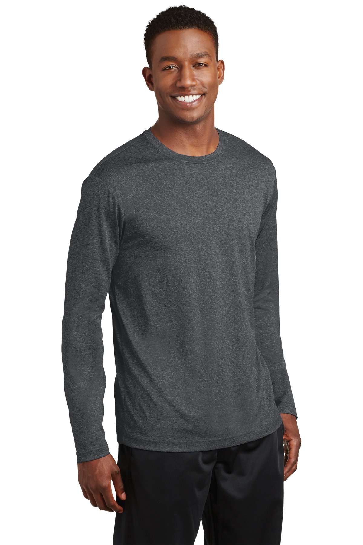 Sport-Tek Long Sleeve Heather Contender Tee.
