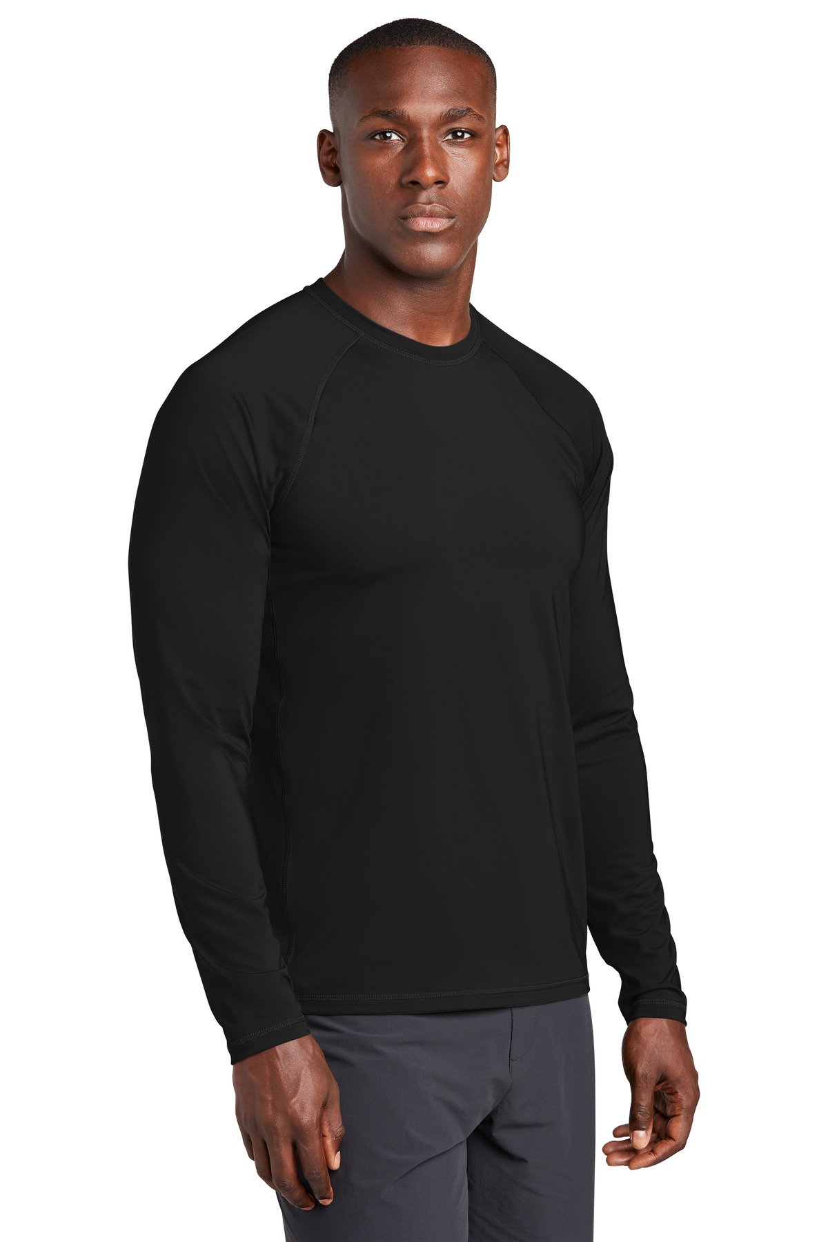 Sport-Tek Long Sleeve Rashguard Tee.
