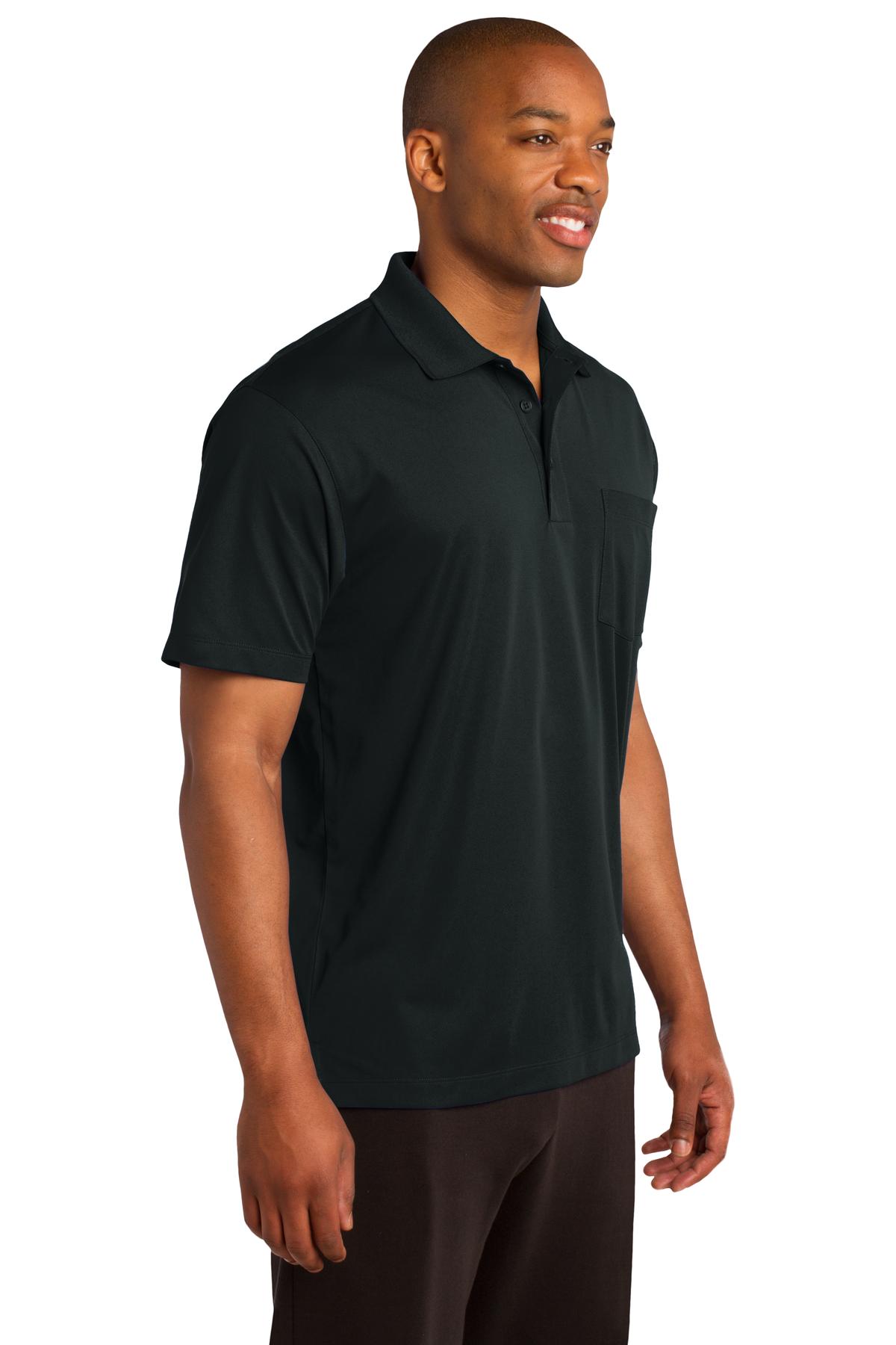 Sport-Tek Micropique Sport-Wick Pocket Polo.