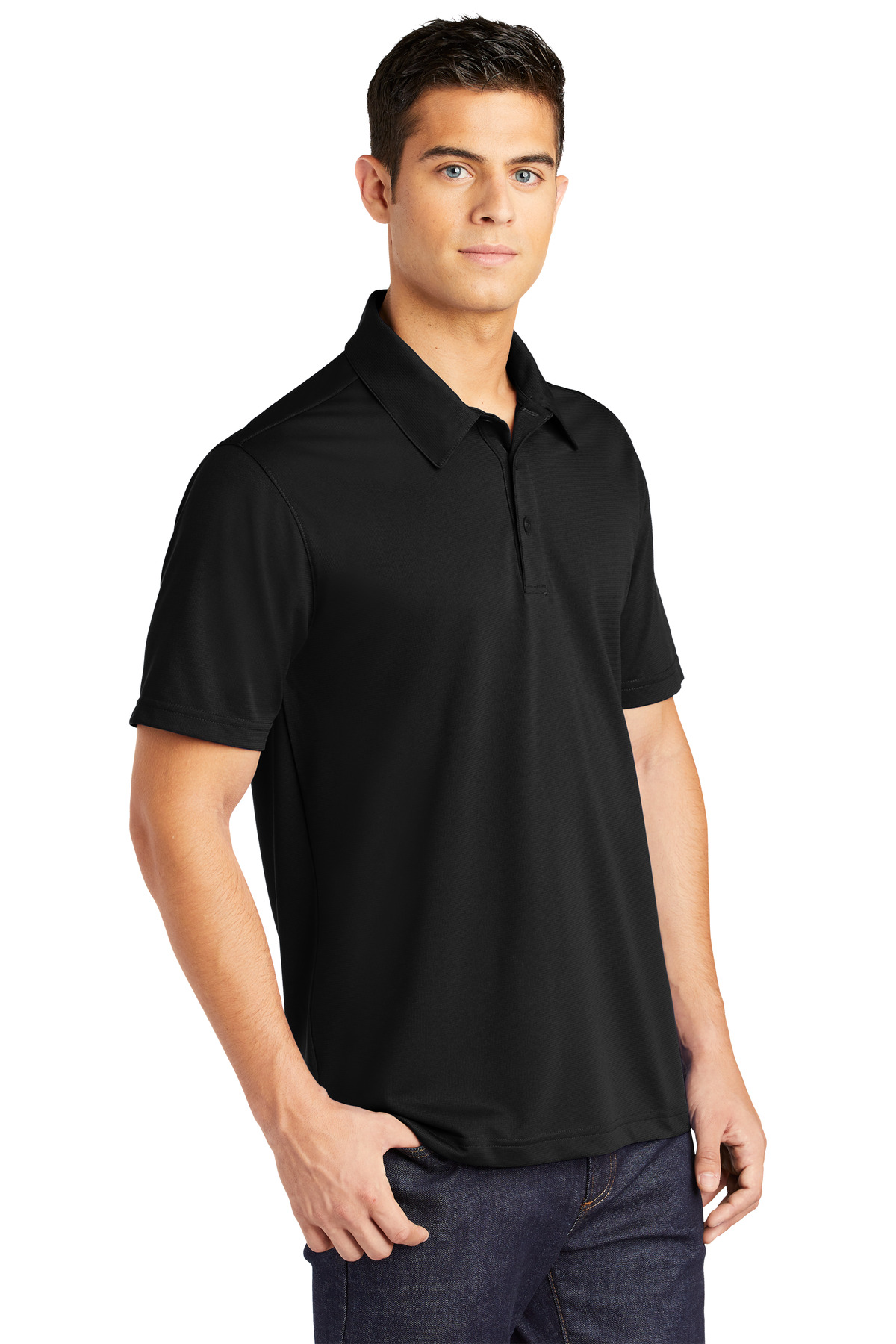 Sport-Tek PosiCharge Active Textured Polo.