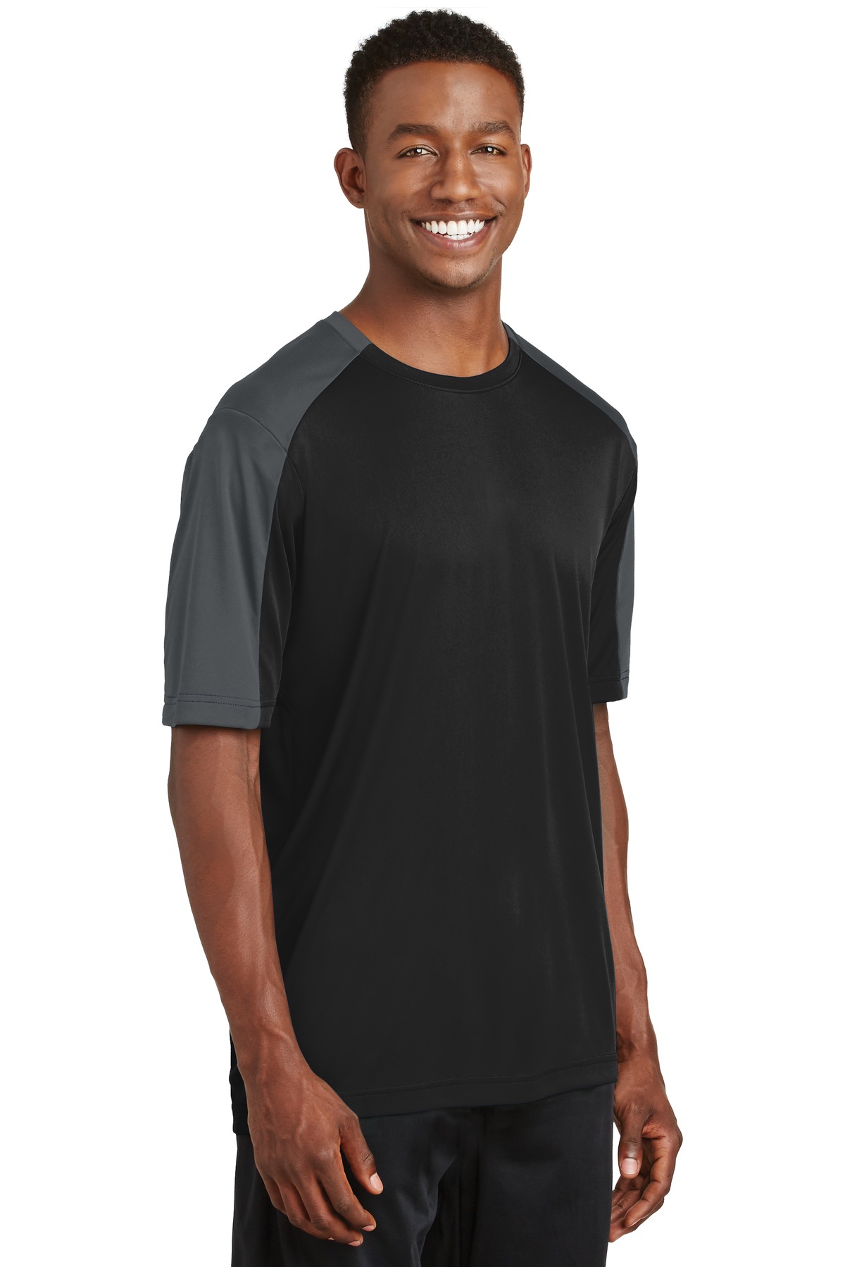 Sport-Tek PosiCharge Competitor Sleeve-Blocked Tee.