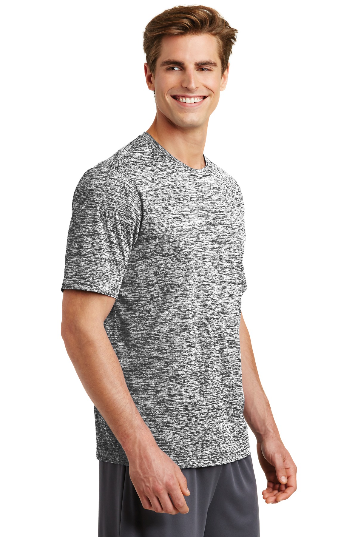 Sport-Tek PosiCharge Electric Heather Tee.