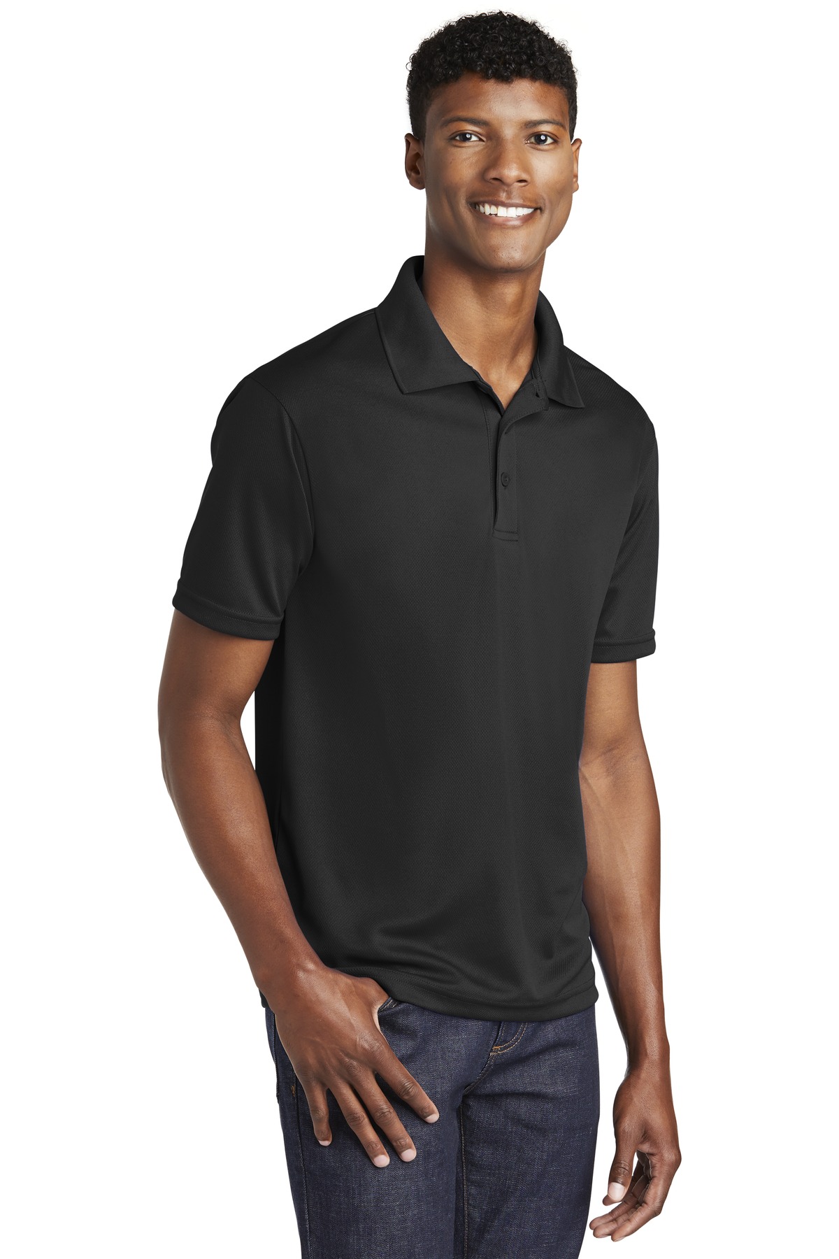 Sport-Tek PosiCharge RacerMesh Polo.