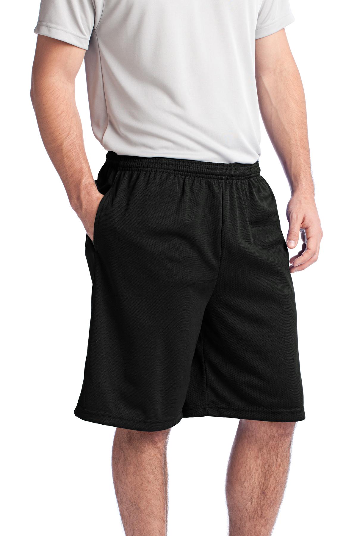 Sport-Tek PosiCharge Tough Mesh Pocket Short.