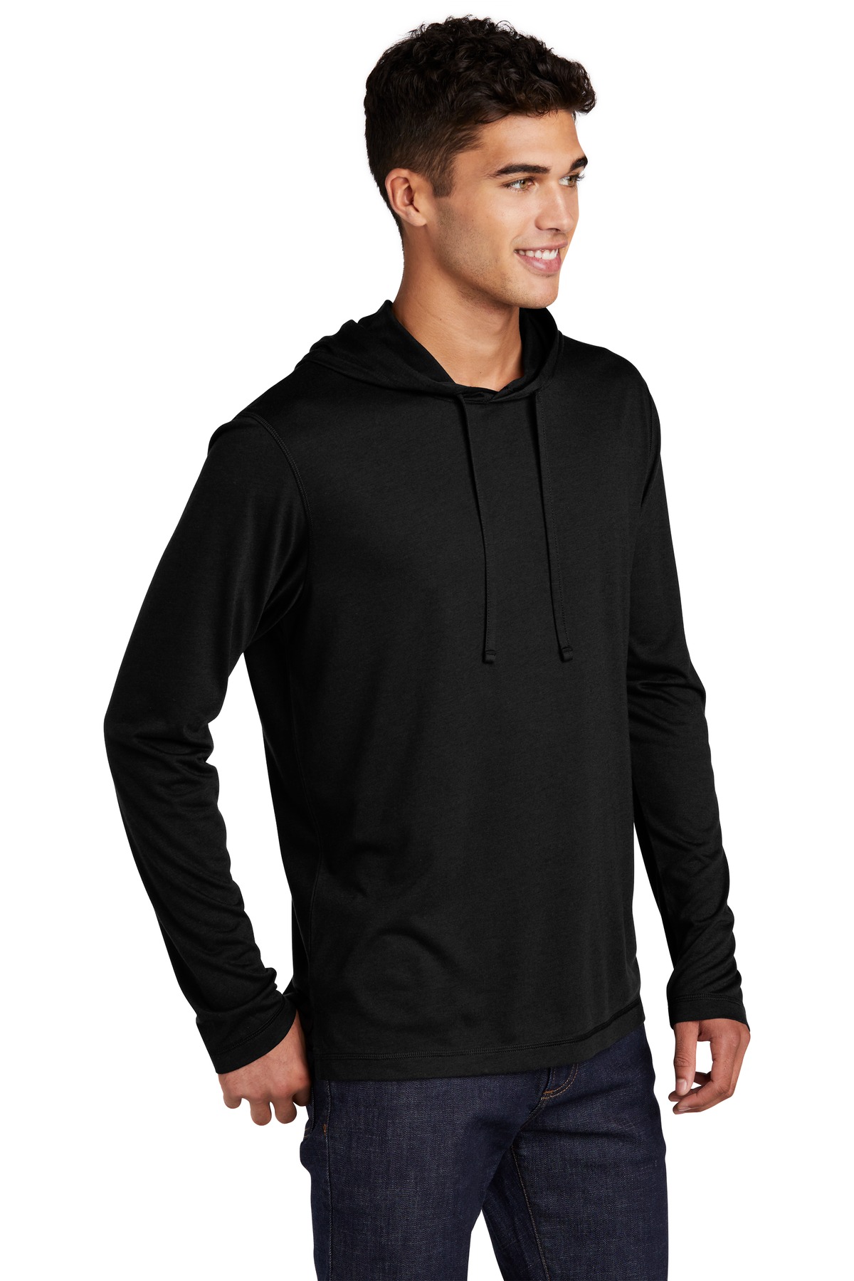 Sport-Tek PosiCharge Tri-Blend Wicking Long Sleeve Hoodie