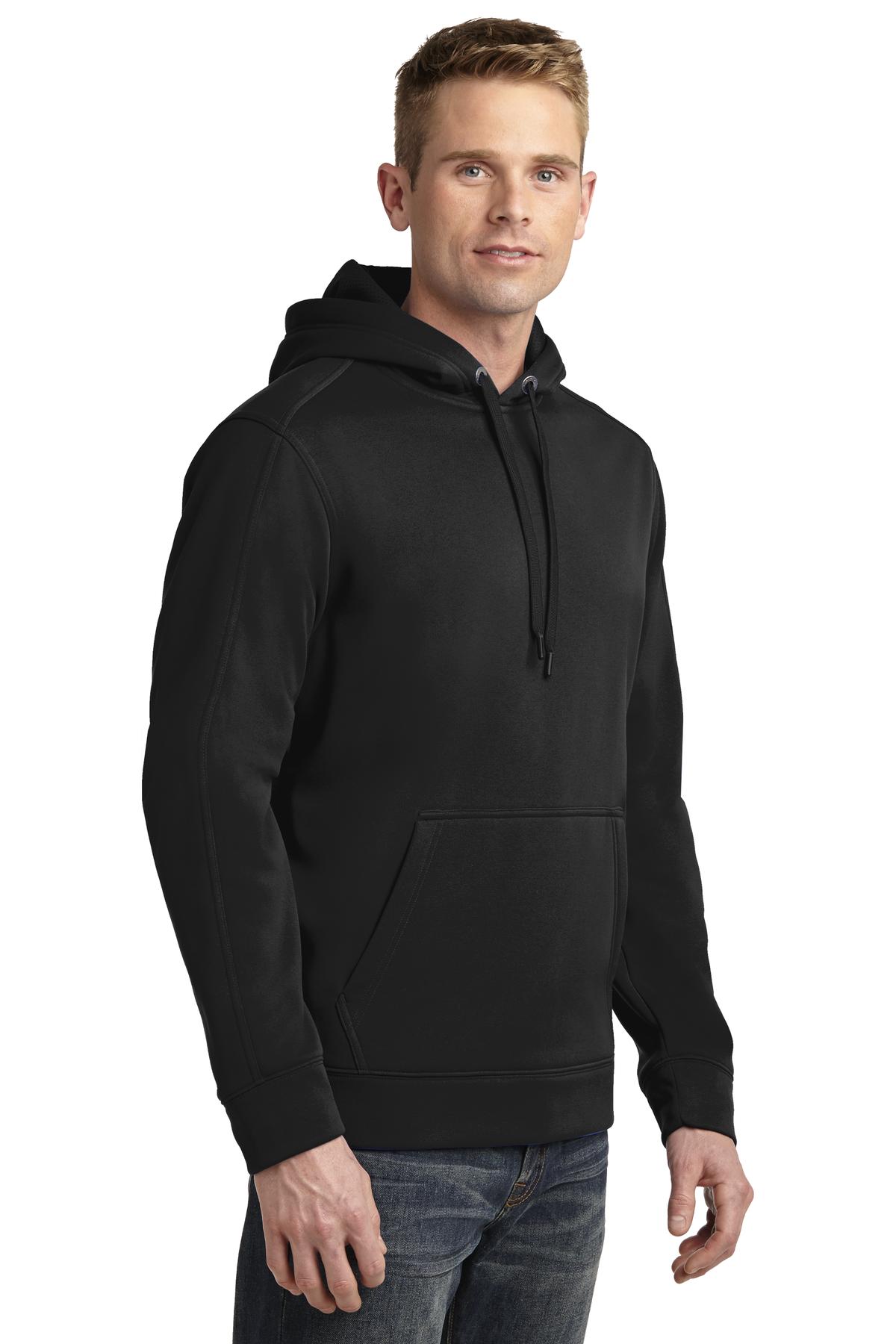 Sport-Tek Repel Fleece Hooded Pullover.