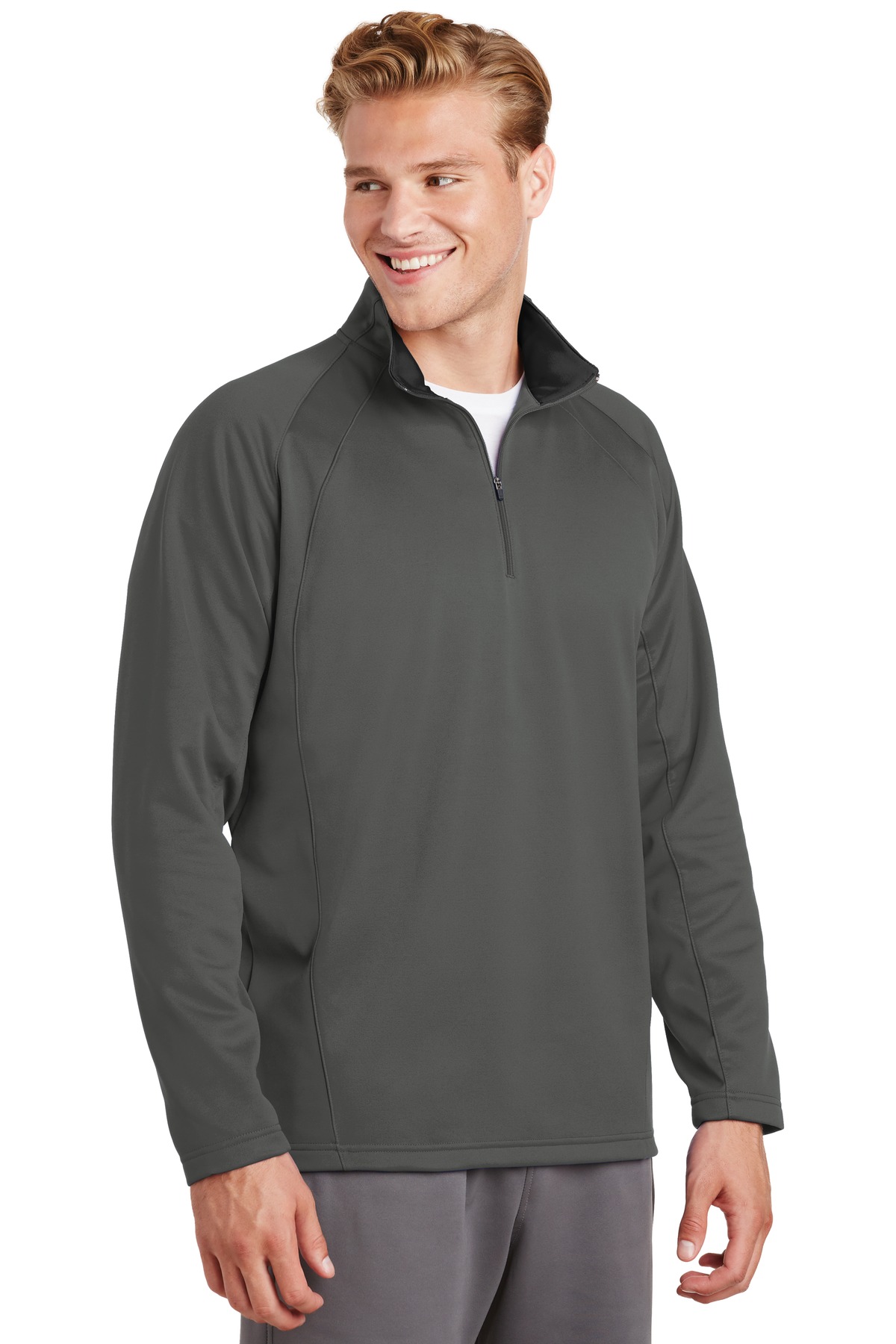 Sport-Tek Sport-Wick Fleece 1/4-Zip Pullover.