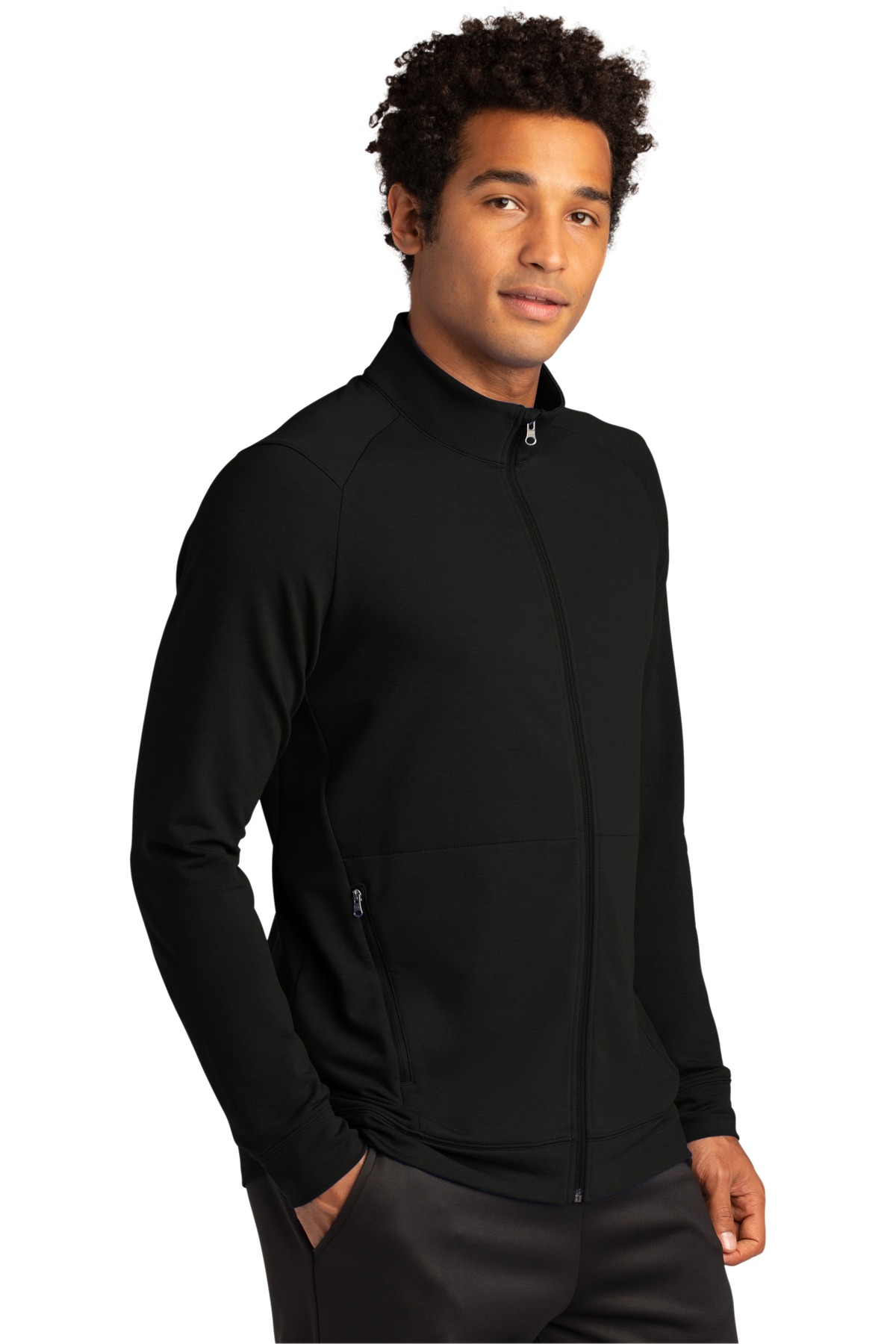 Sport-Tek Sport-Wick Flex Fleece Full-Zip.