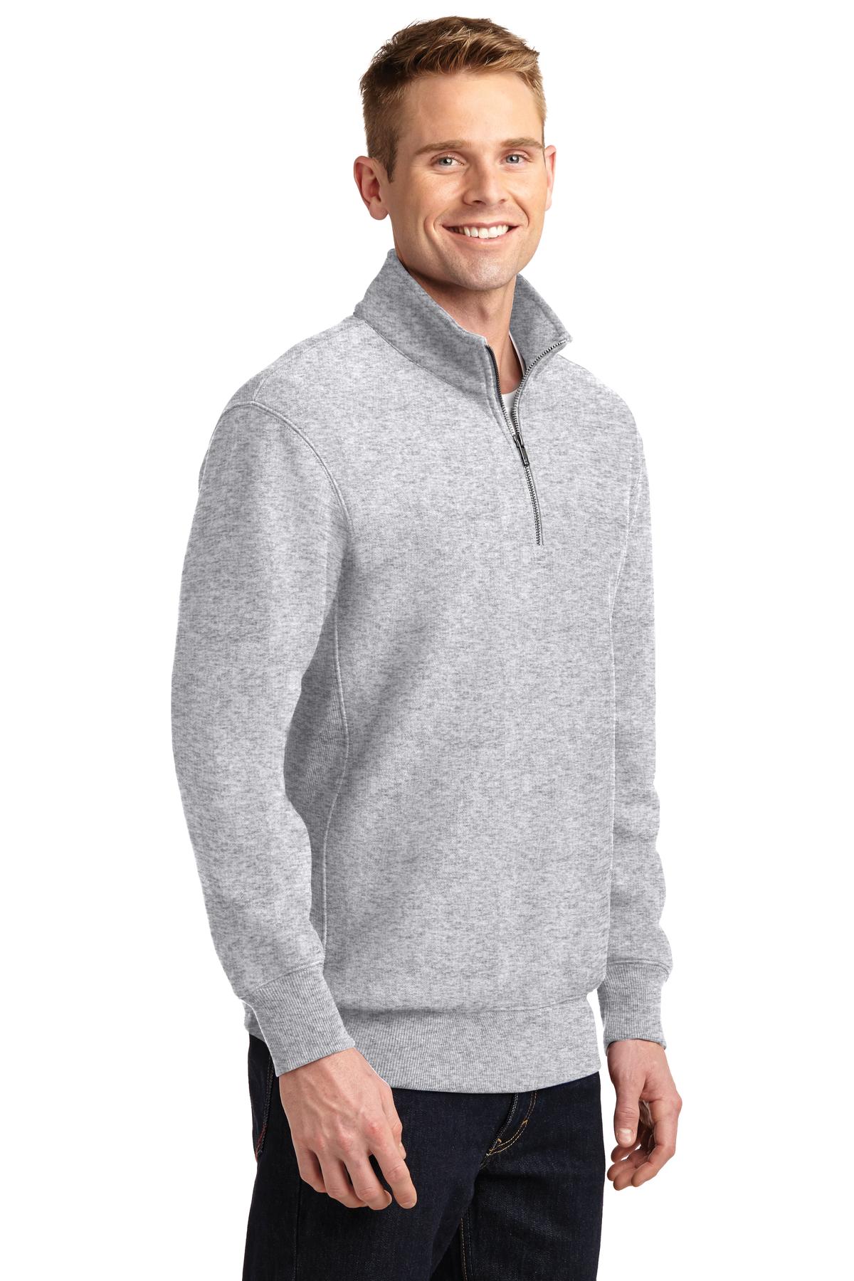 Sport-Tek Super Heavyweight 1/4-Zip Pullover Sweatshirt.