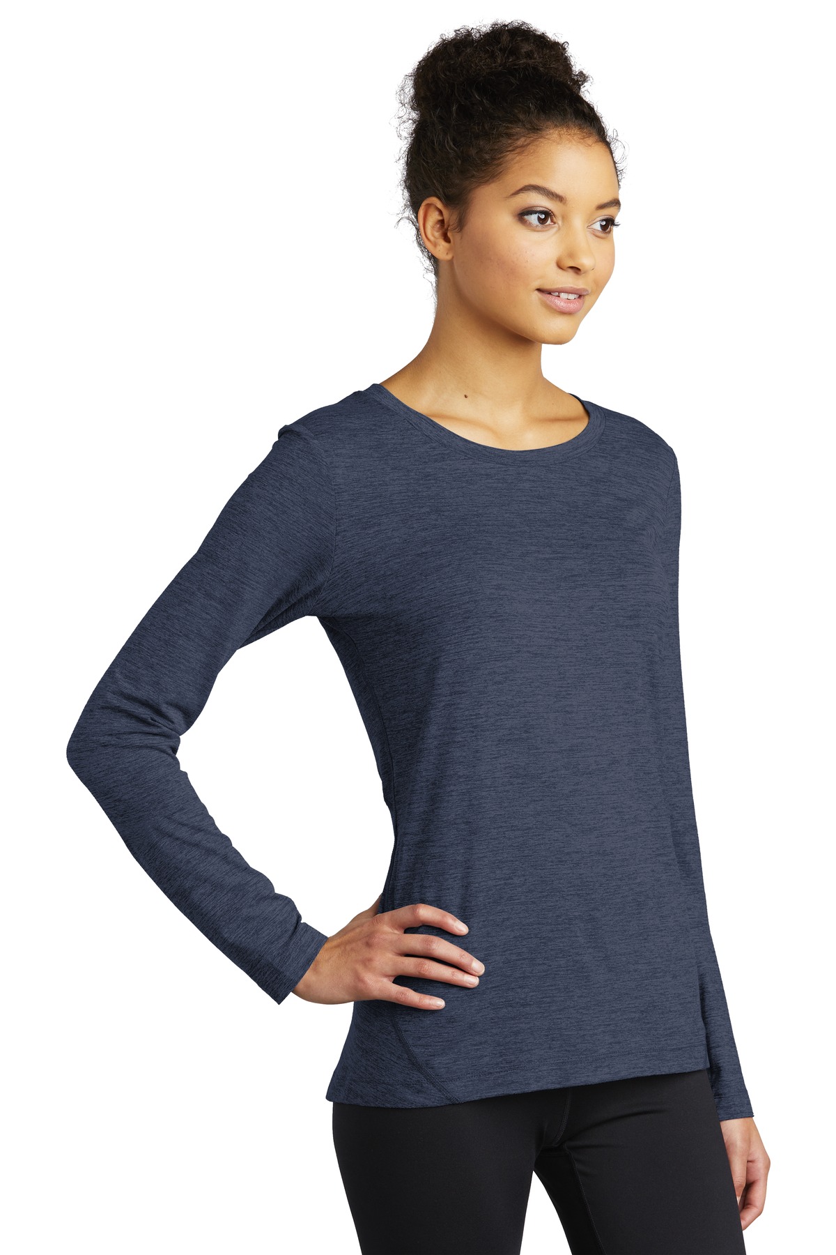 Sport-Tek Women's Exchange 1.5 Long Sleeve Crew