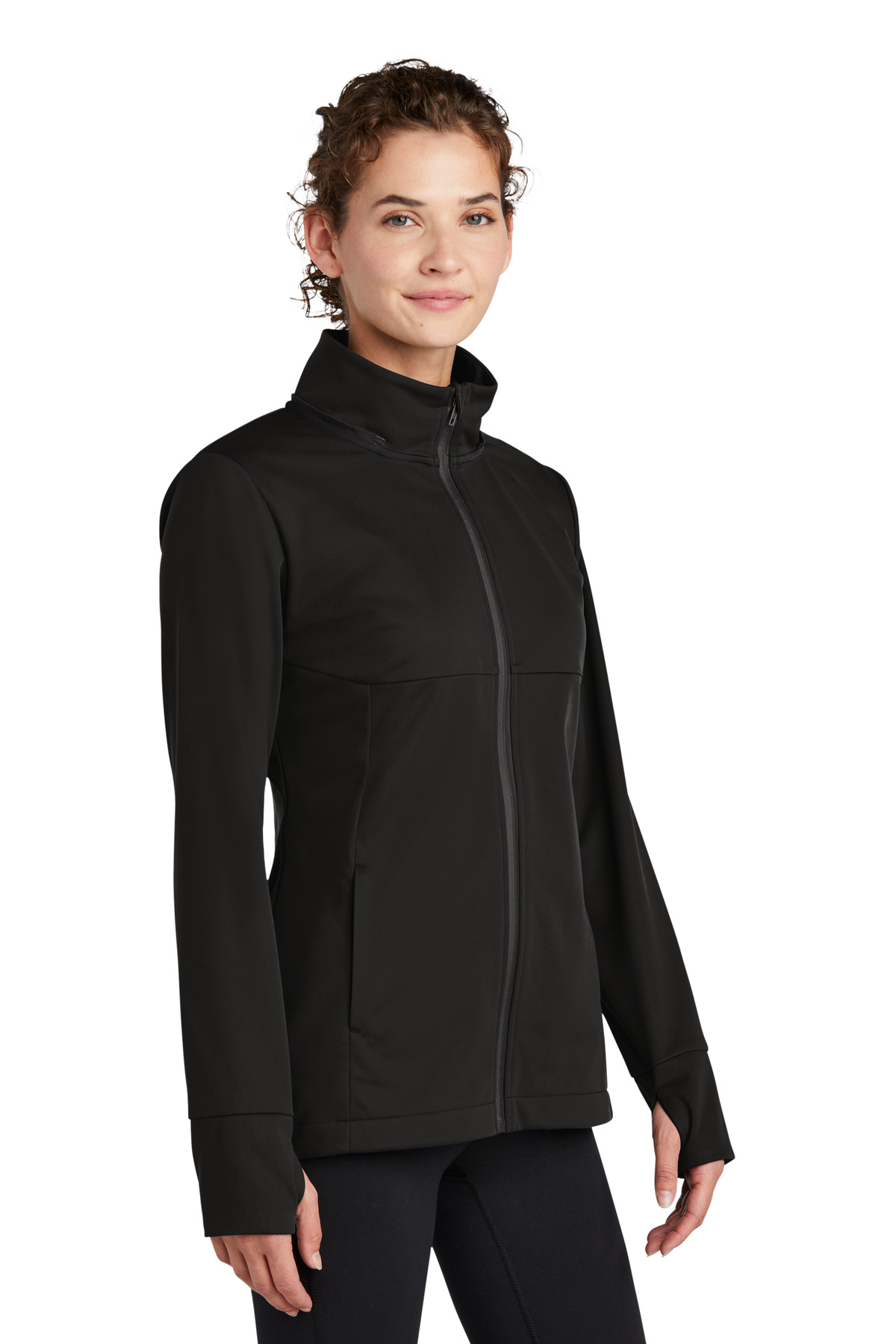 Sport-Tek Women's Hooded Soft Shell Jacket