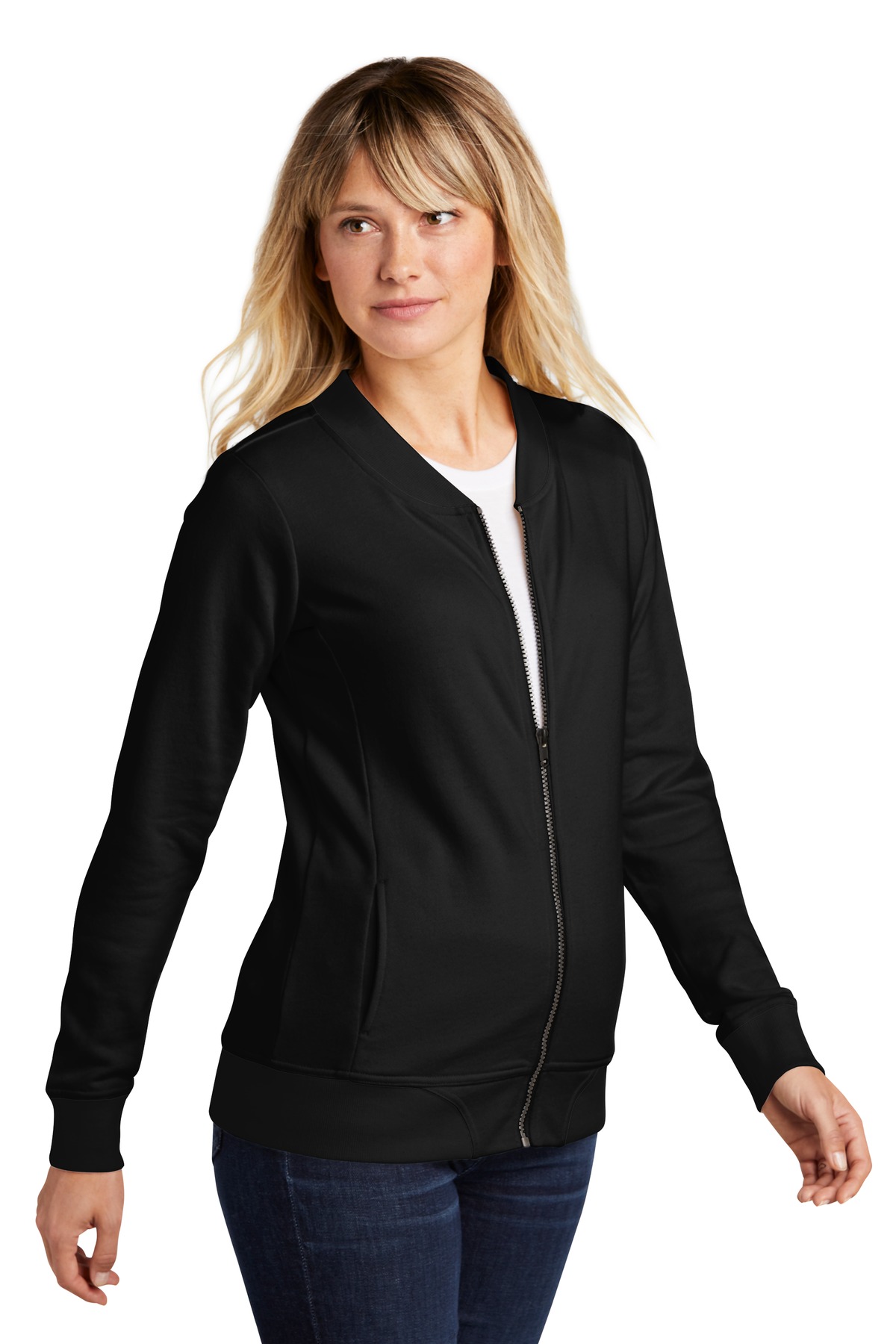 Sport-Tek Women's Lightweight French Terry Bomber