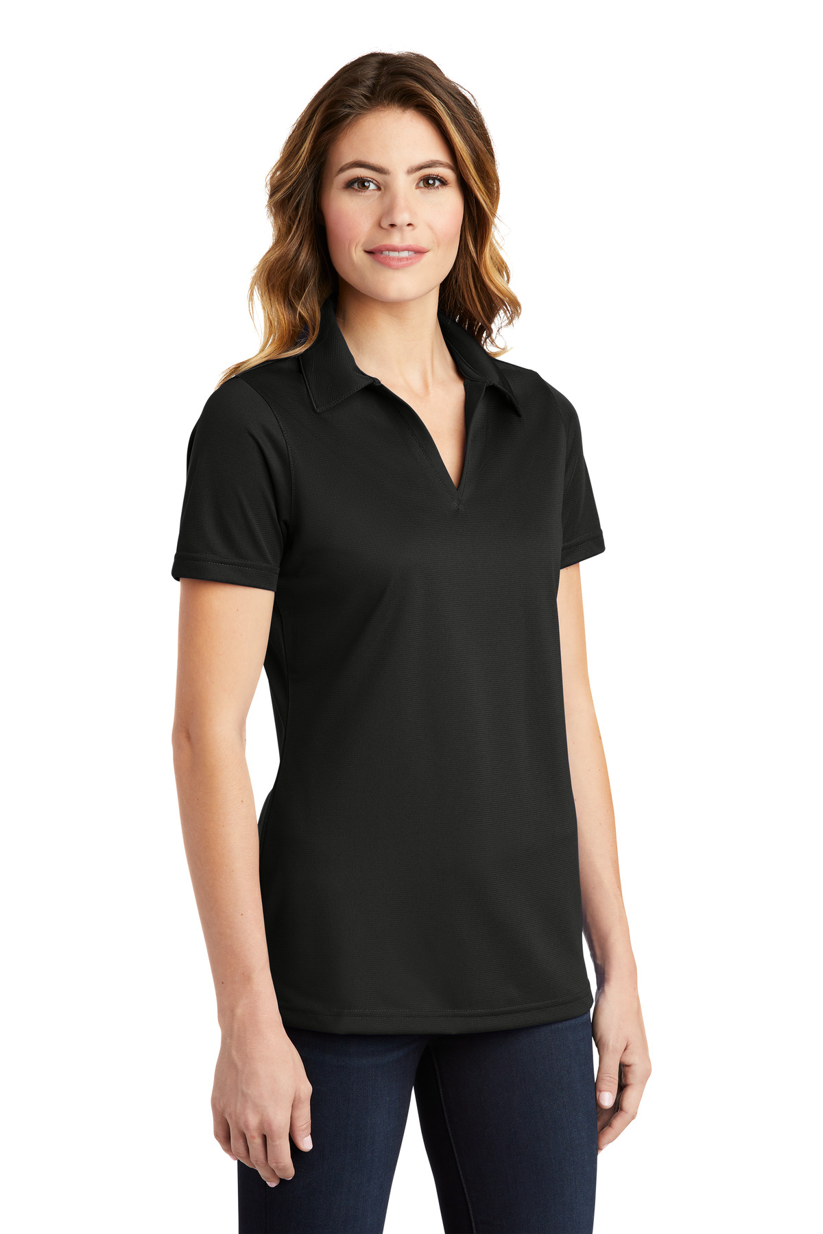 Sport-Tek Women's PosiCharge Active Textured Polo.
