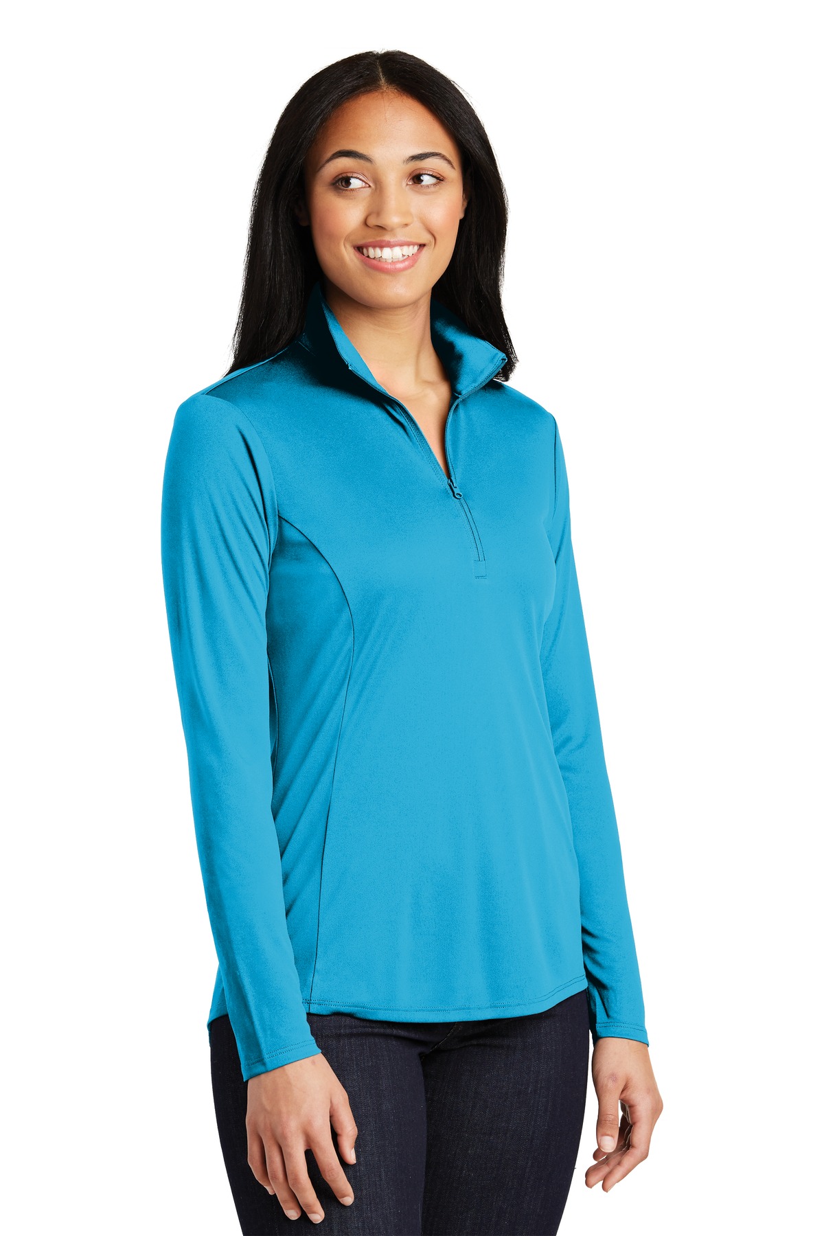 Sport-Tek Women's PosiCharge Competitor 1/4-Zip Pullover.