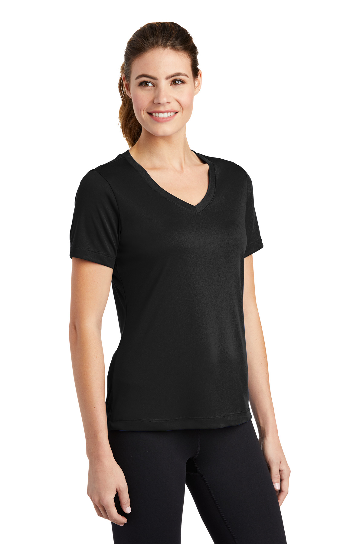 Sport-Tek Women's PosiCharge Competitor V-Neck Tee.