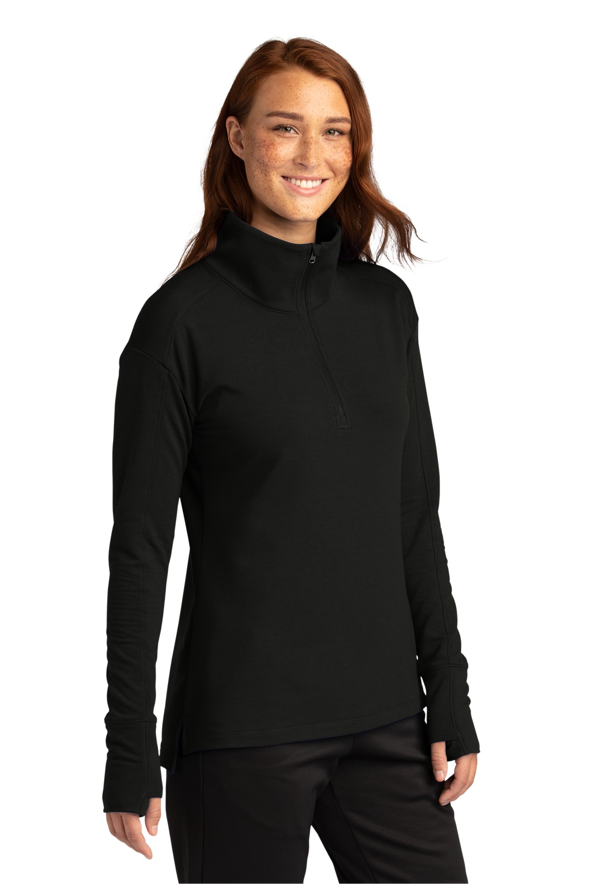 Sport-Tek Women's Sport-Wick Flex Fleece 1/4-Zip.