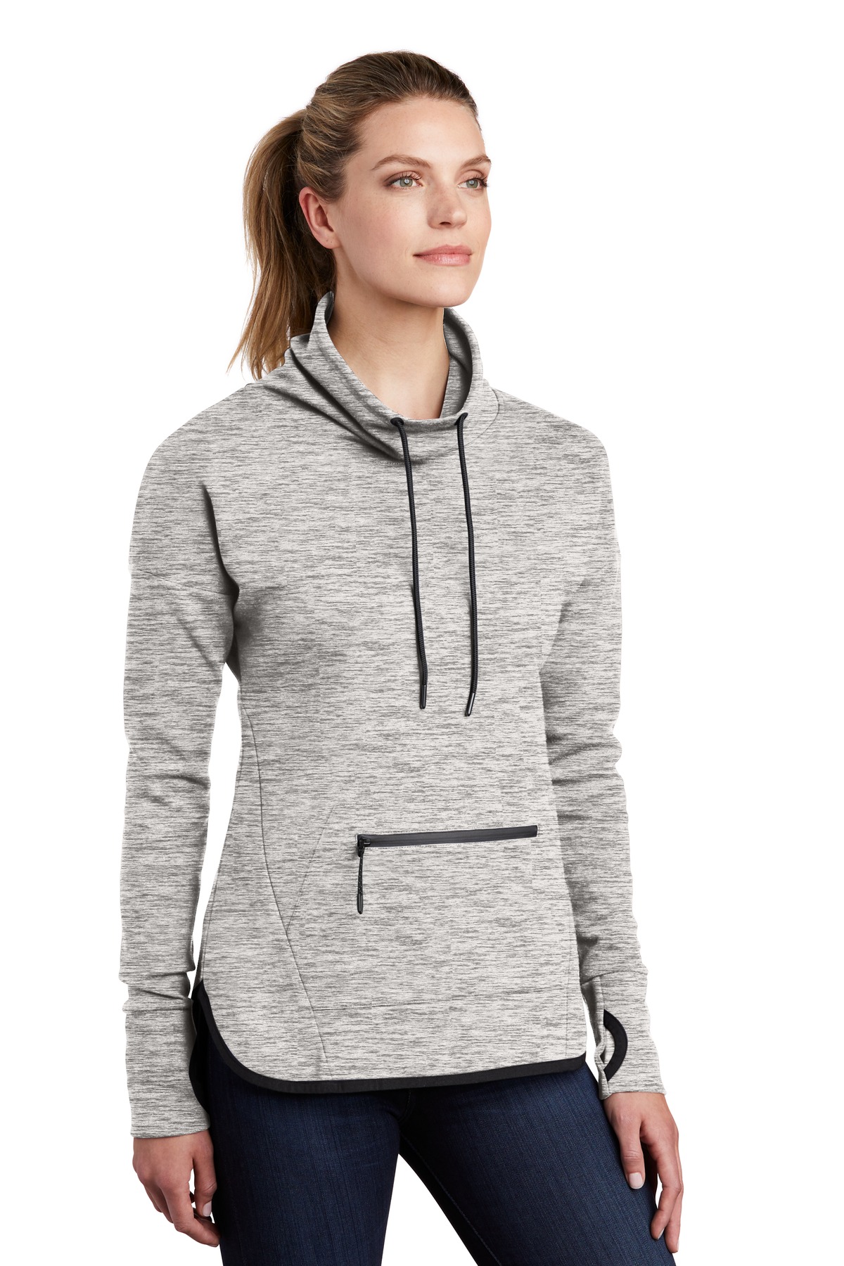 Sport-Tek Women's Triumph Cowl Neck Pullover