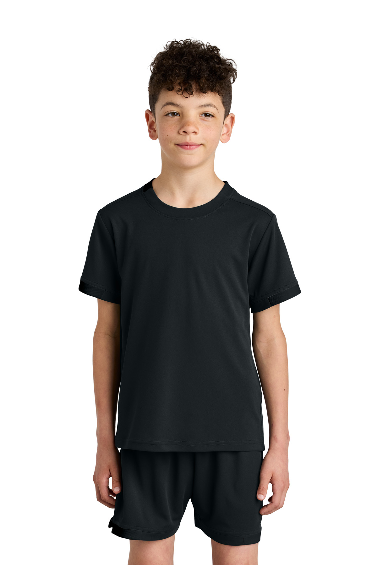 Sport-Tek Youth Club Short Sleeve Crew