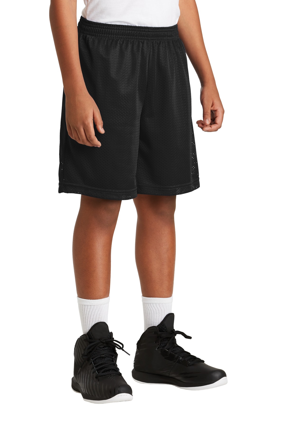 Sport-Tek Youth PosiCharge Classic Mesh Short.
