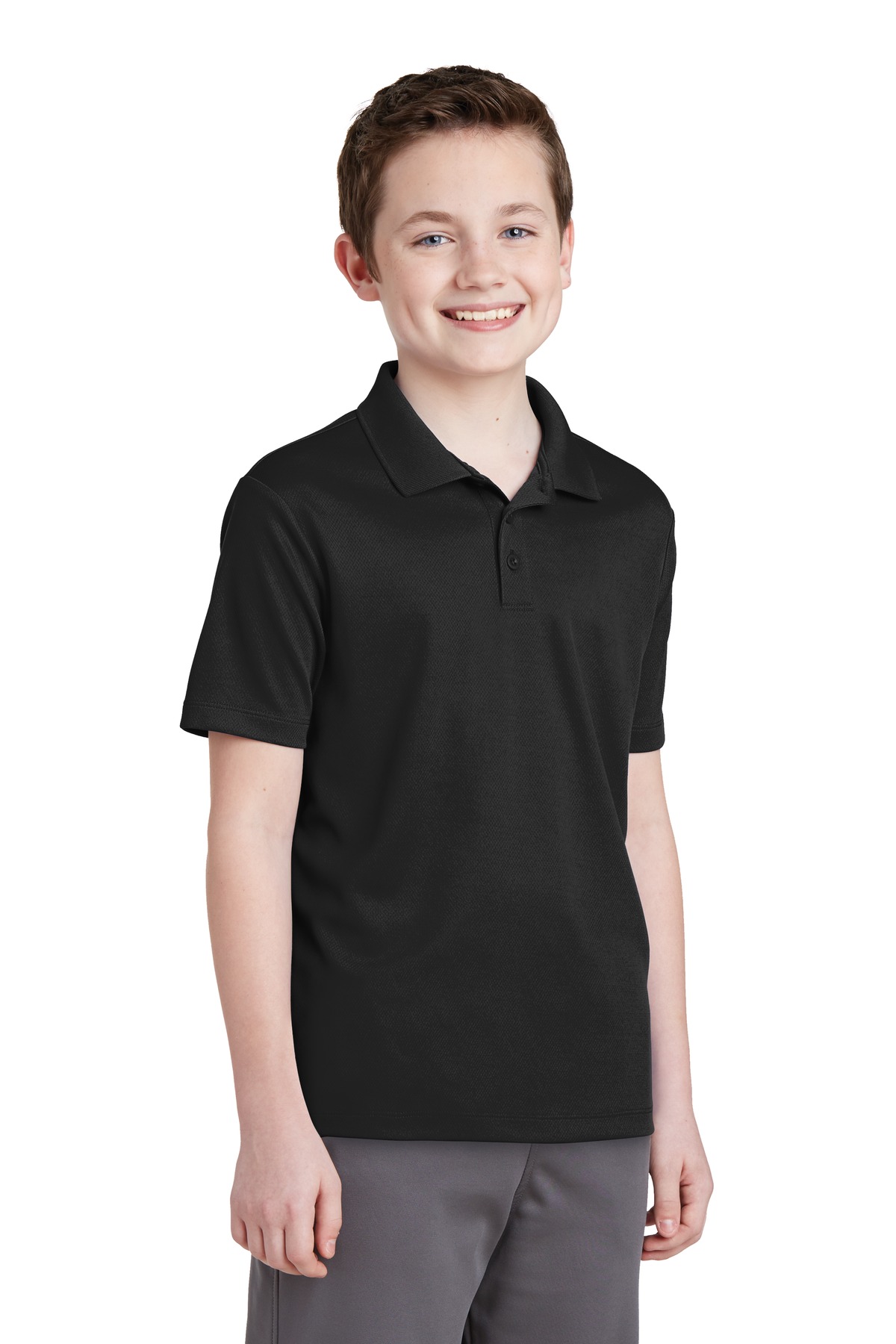 Sport-Tek Youth PosiCharge RacerMesh Polo.