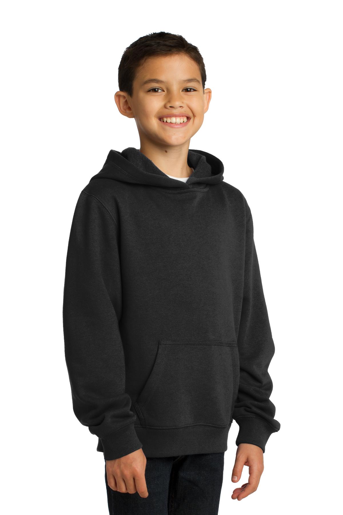 Sport-Tek Youth Pullover Hooded Sweatshirt.