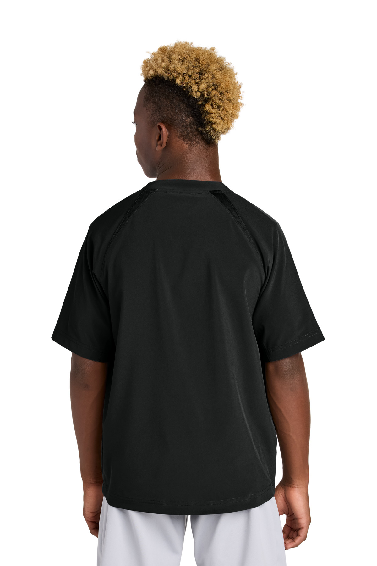 Sport-Tek Youth Repeat 1/2-Zip Short Sleeve Jacket