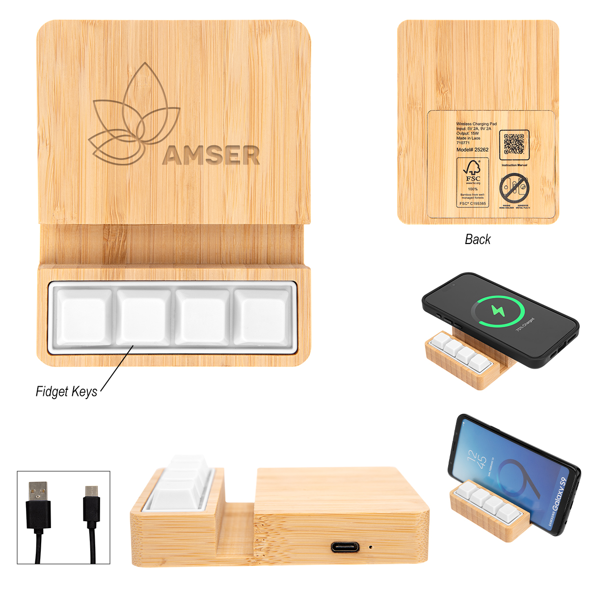 Stress Relief Wireless Charging Phone Stand