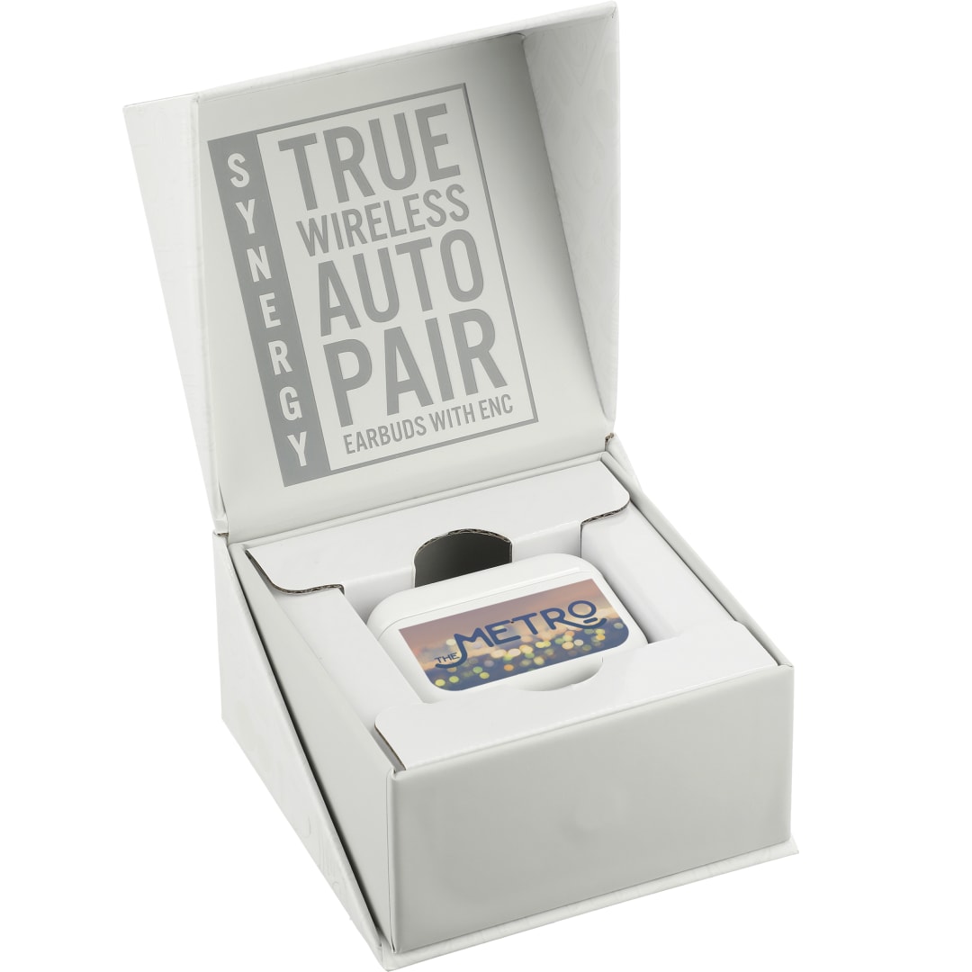 Synergy True Wireless Auto Pair Earbuds With ENC