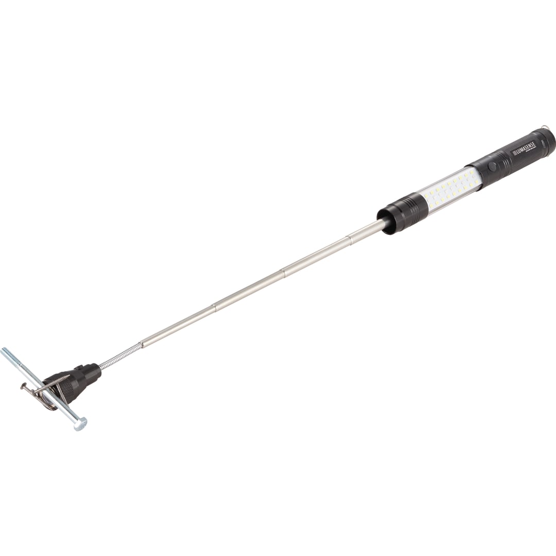 Telescopic Magnetic COB LED Flashlight W/Sidelight
