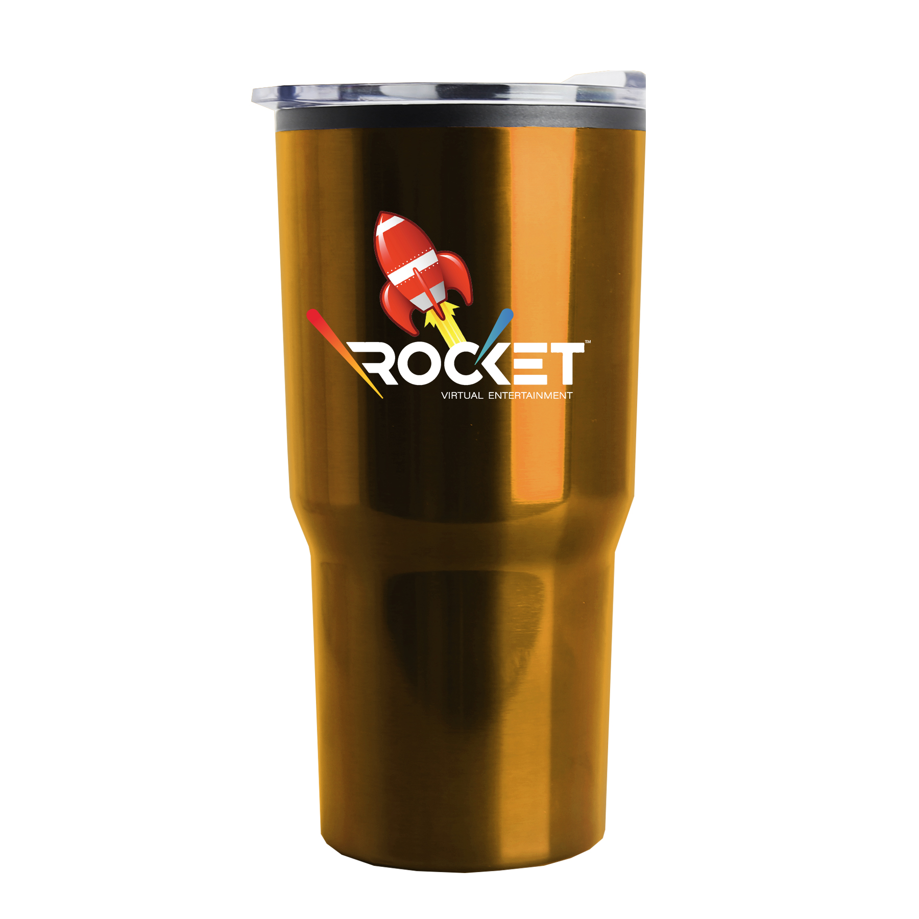 The Carova - 18 Oz. Stainless Steel Auto Tumbler - Full Color Imprint