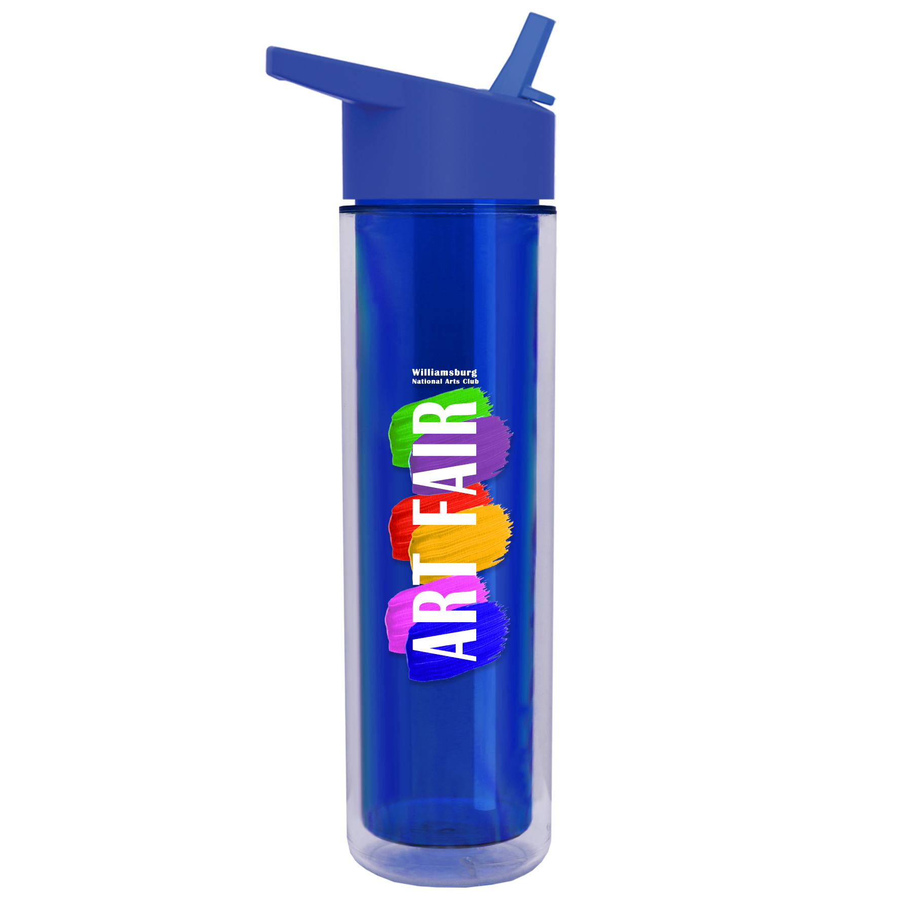 The Chiller - 16 Oz. Double Wall Insulated Bottle With Flip Straw And Digital Imprint