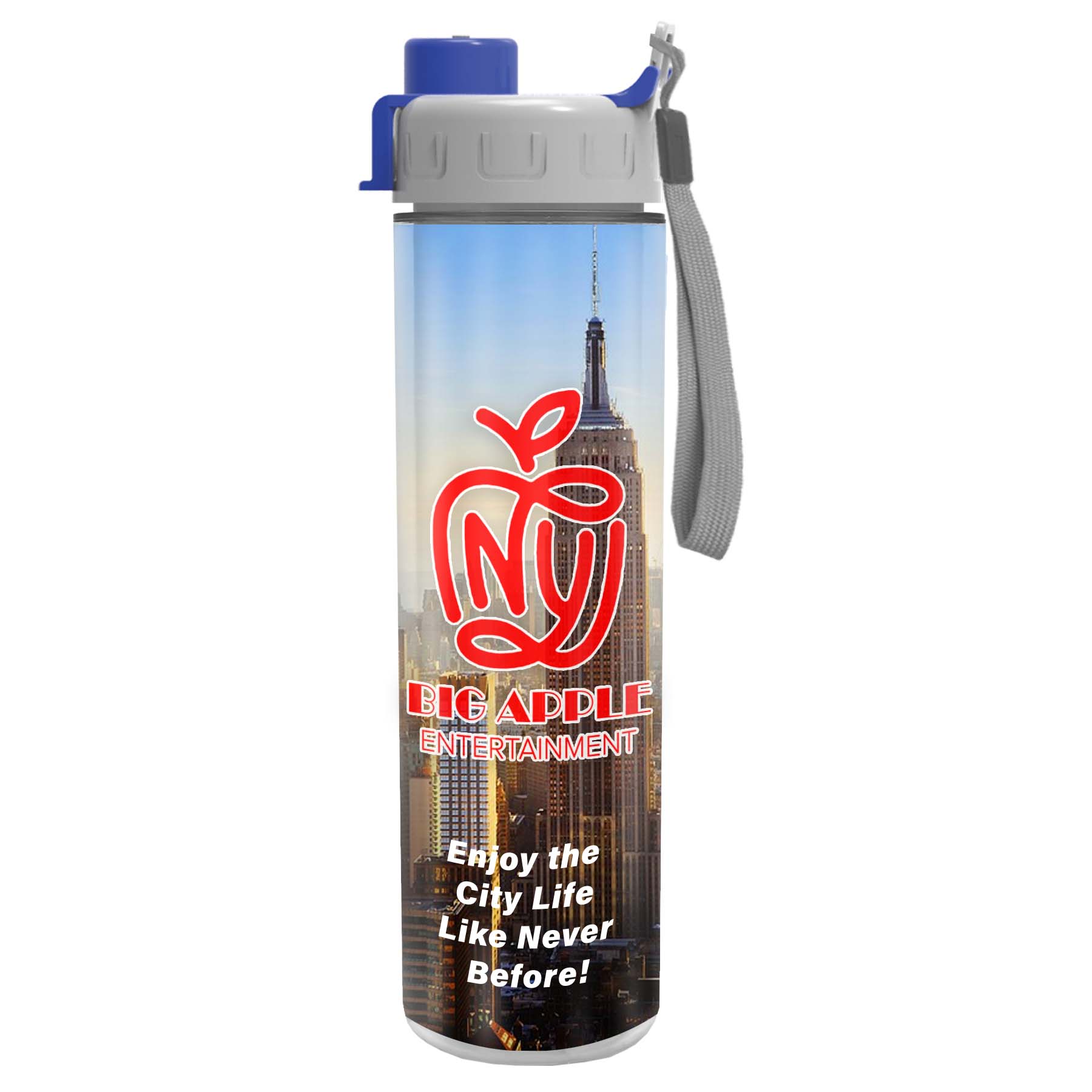 The Chiller Full Color Wrap - 16 Oz. Insulated Bottle With Quick Snap