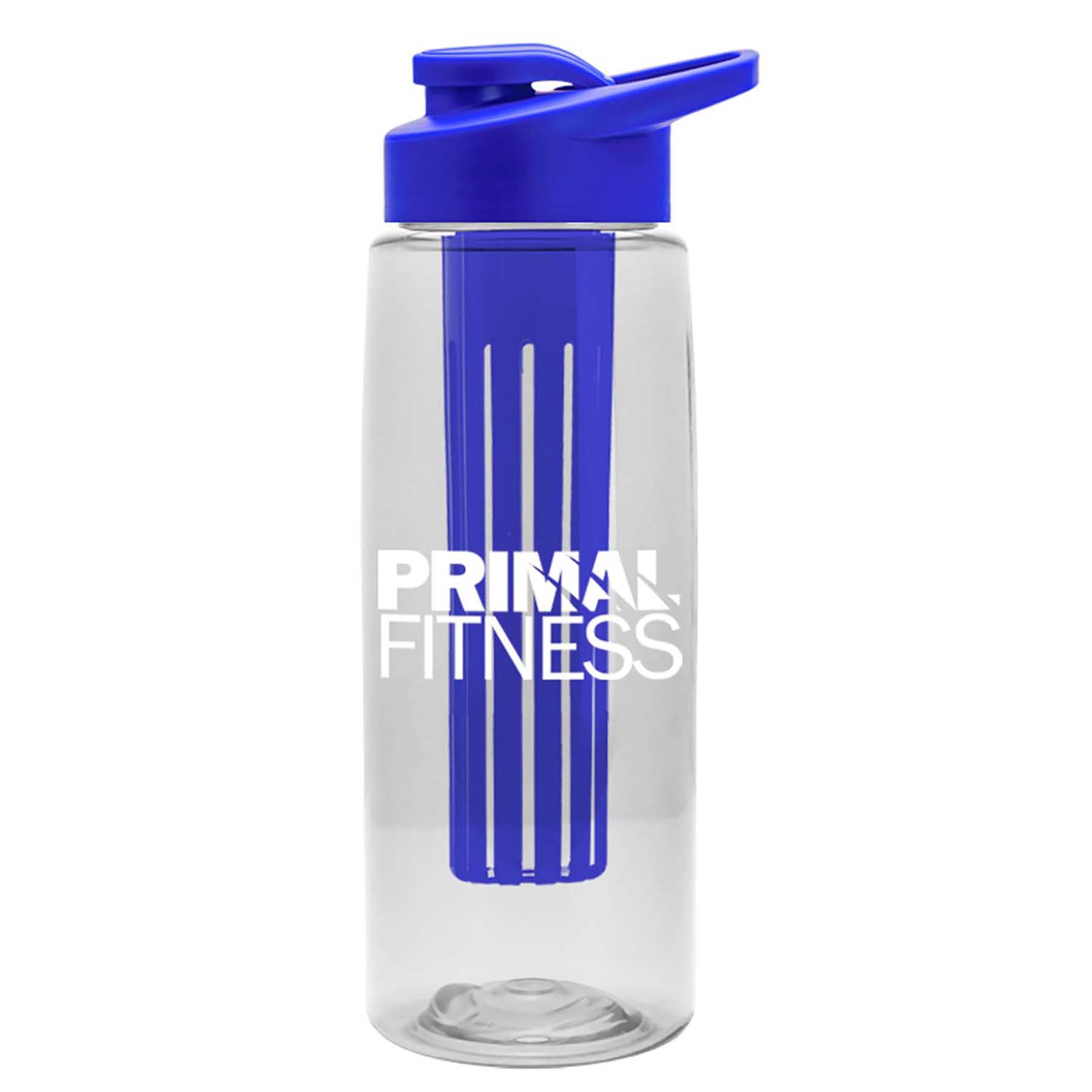 The Flair - 26 Oz. Transparent Tritan Bottle With Drink Thru And Large Infuser