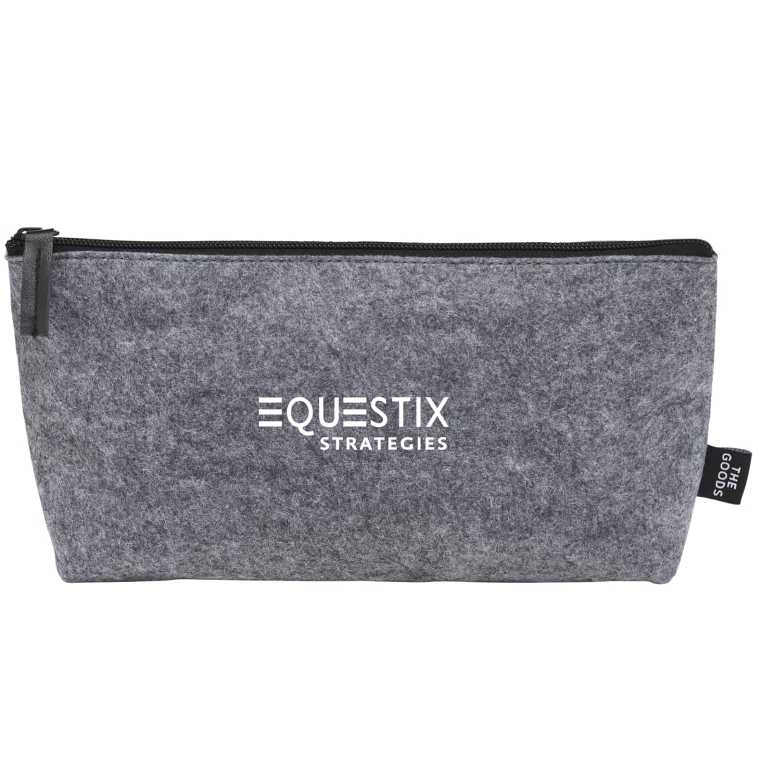 The Goods The Goods Recycled Felt Zippered Pouch