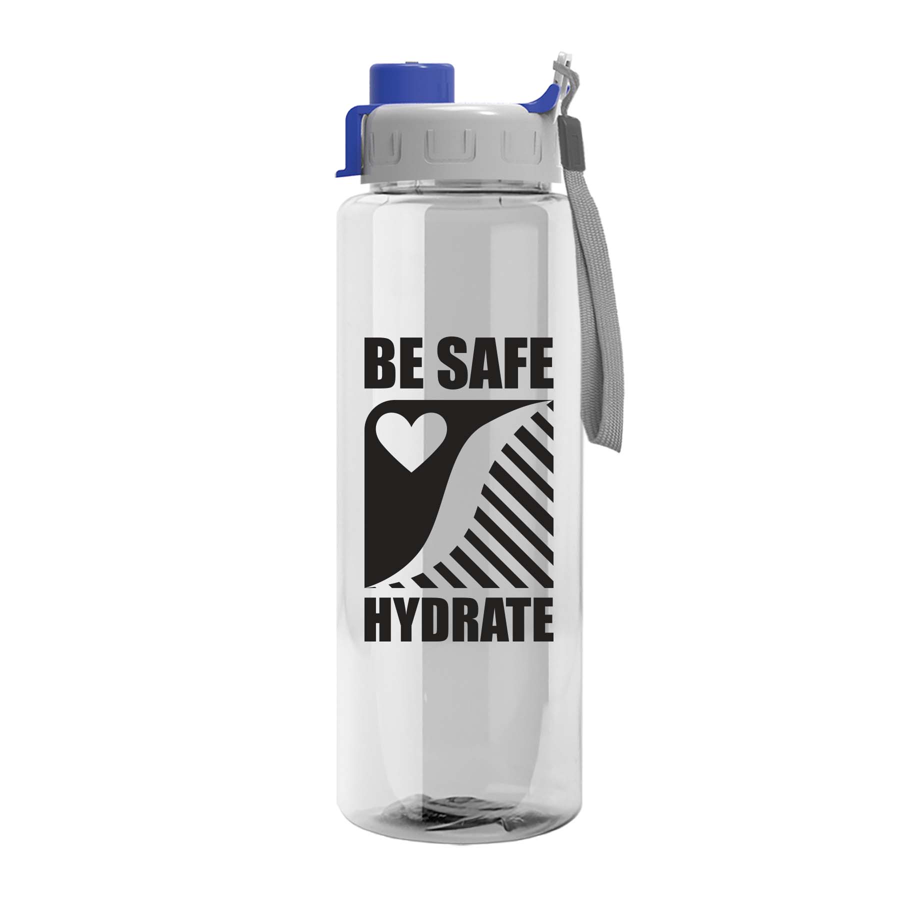 The Guzzler - 32 Oz. Transparent Bottle With Quick Snap