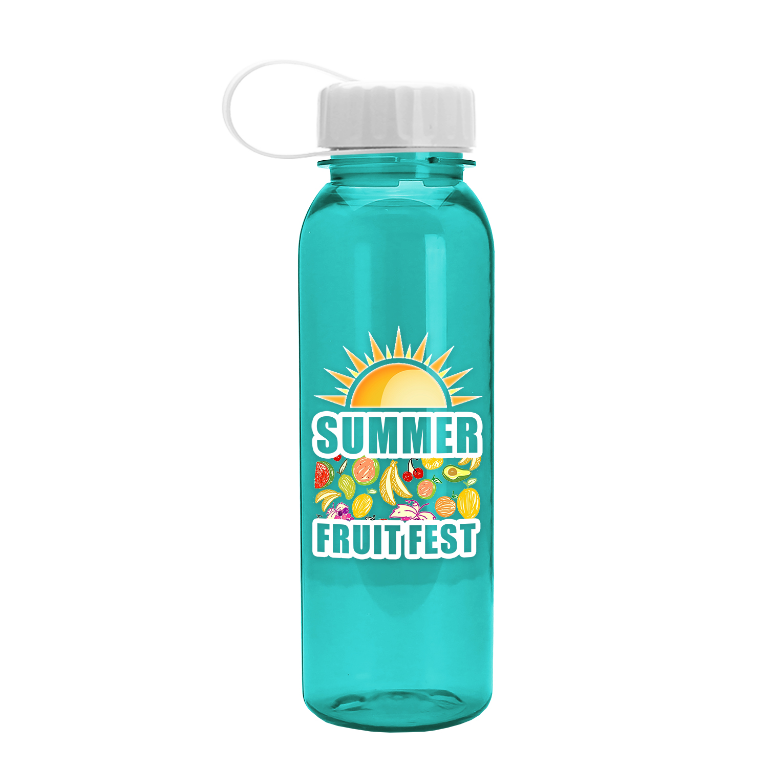 The Outdoorsman - 24 Oz. Tritan Bottle With Tethered And Digital Imprint