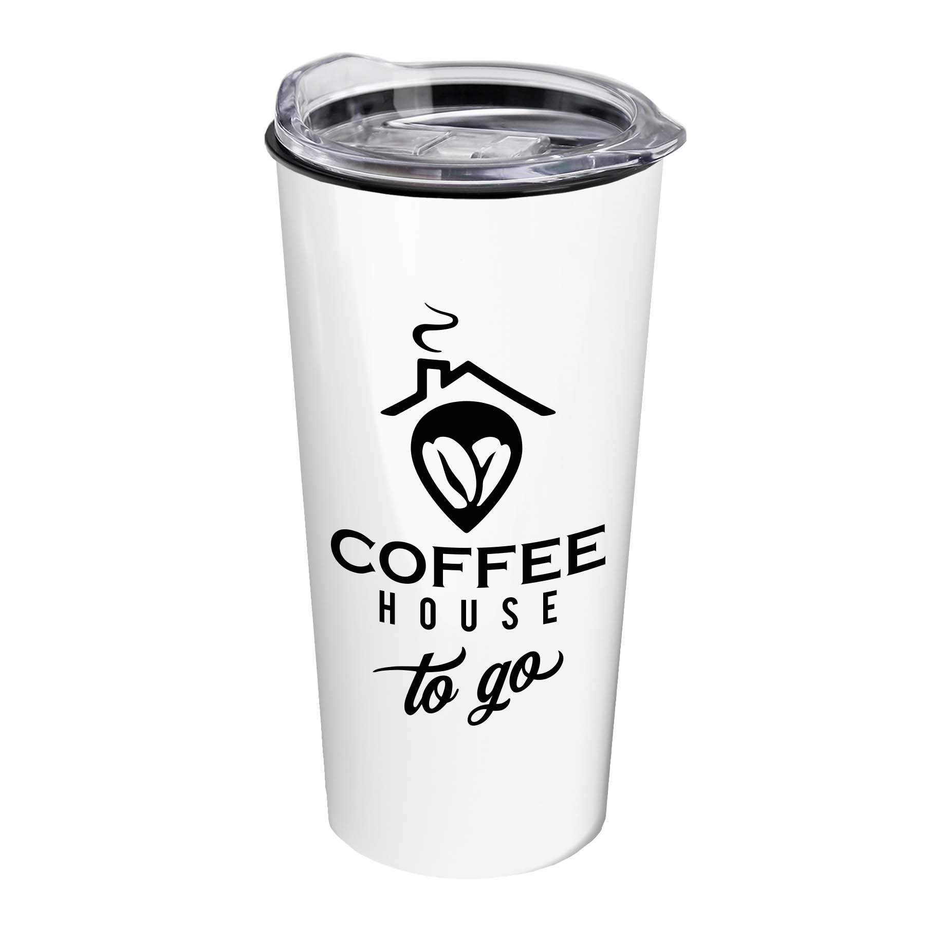 The Roadmaster - 18 Oz. Travel Tumbler With Clear Se