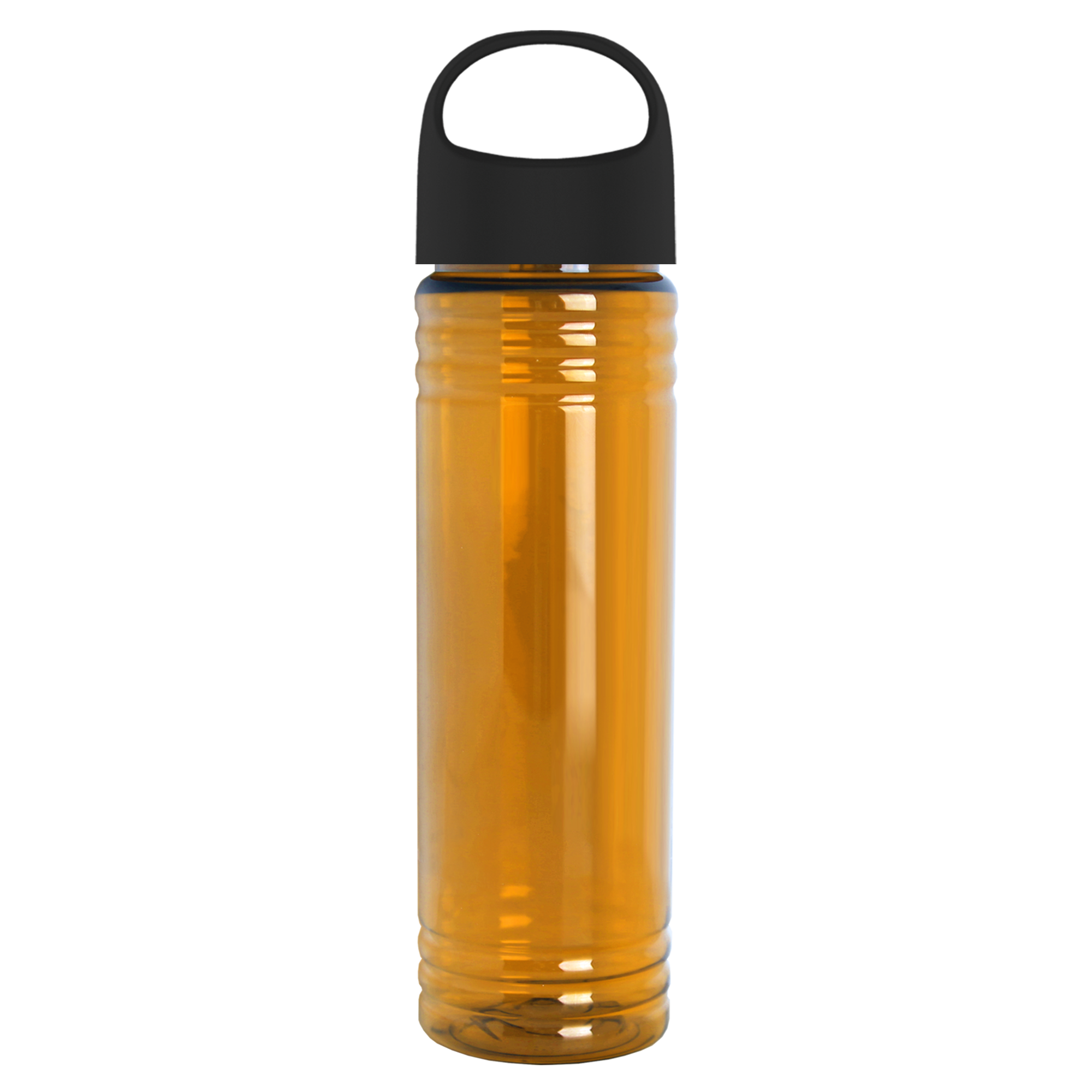 The Slim Fit - 24 Oz. Transparent Bottle With Oval Crest