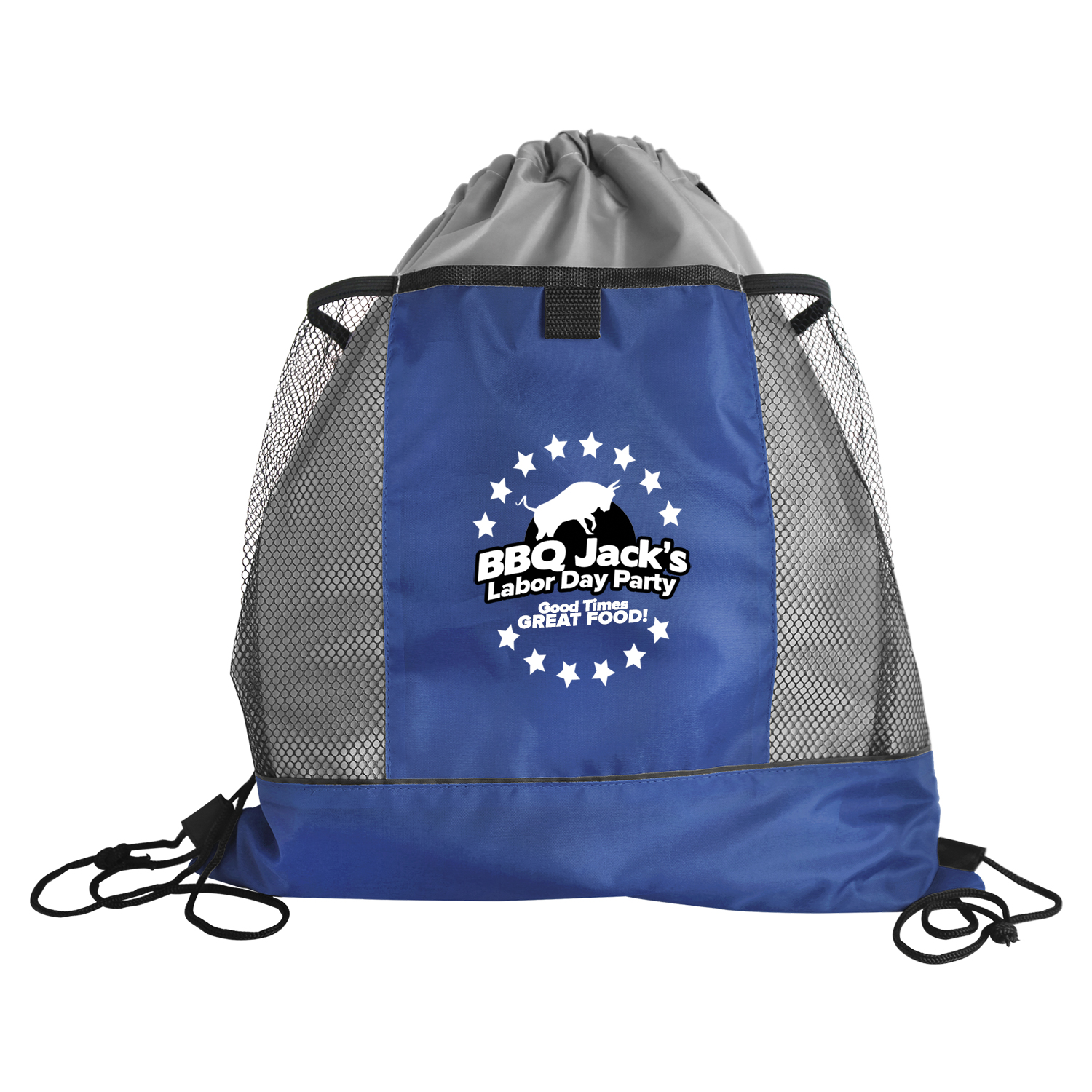 The Sportster - Drawstring Bags With Mesh Pockets