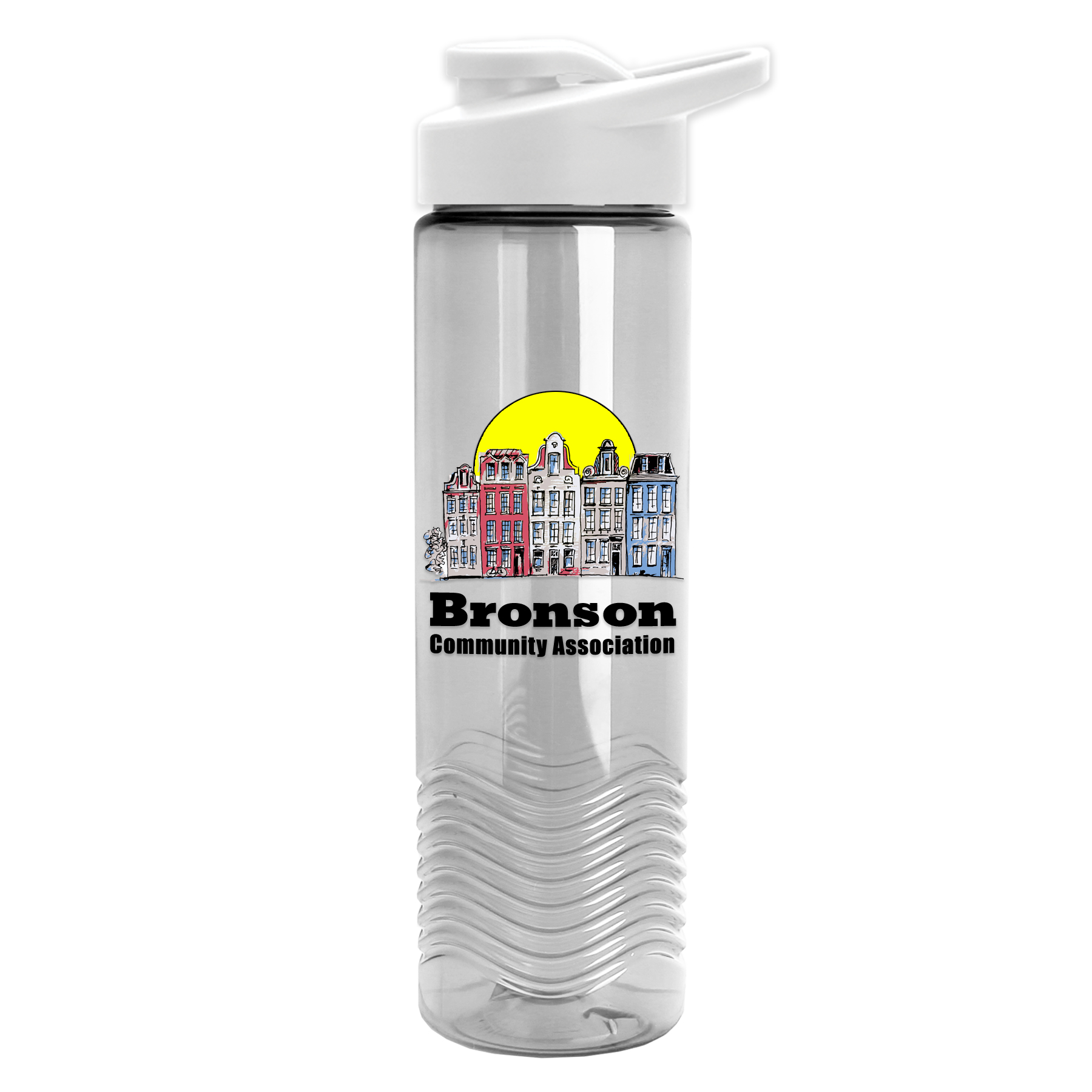 The Wave - 24 Oz. Tritan Bottle With Drink Thru And Digital Imprint