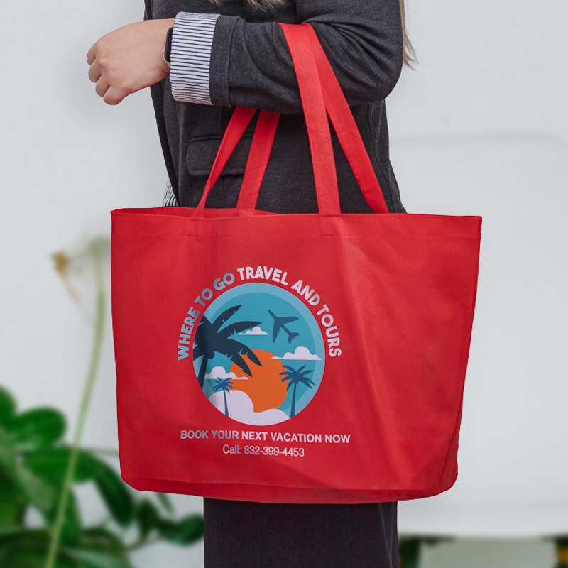 The Big Boy Tote Bags Trade Show Totes 24HourWristbands.Com