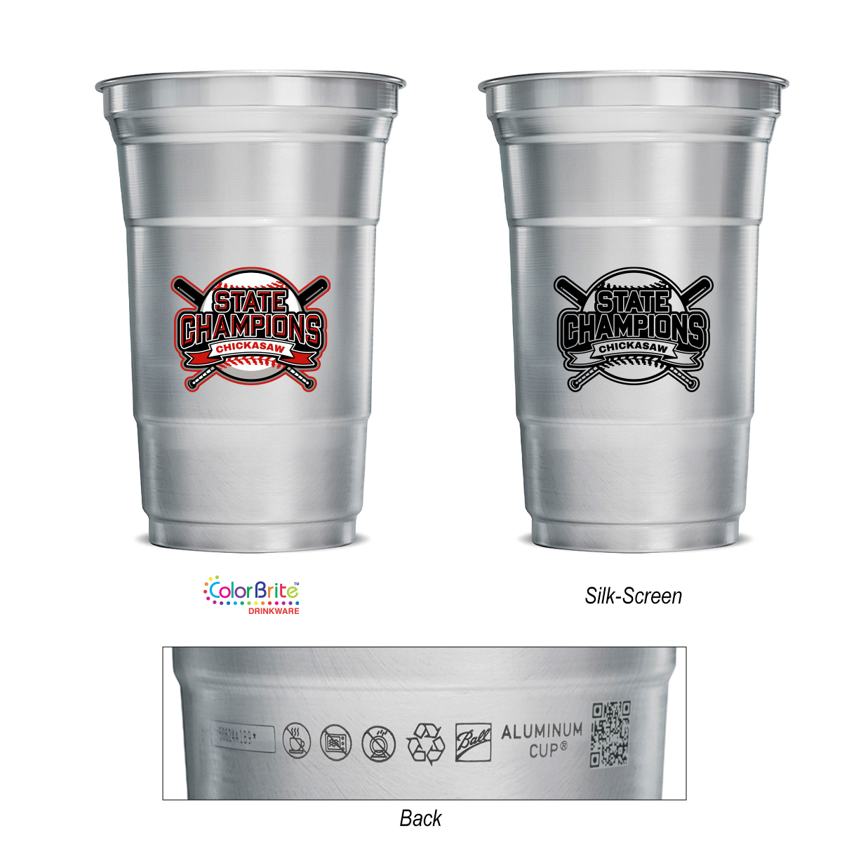 Top Cup By Ball&trade; 20 Oz. Recyclable Aluminum Cup