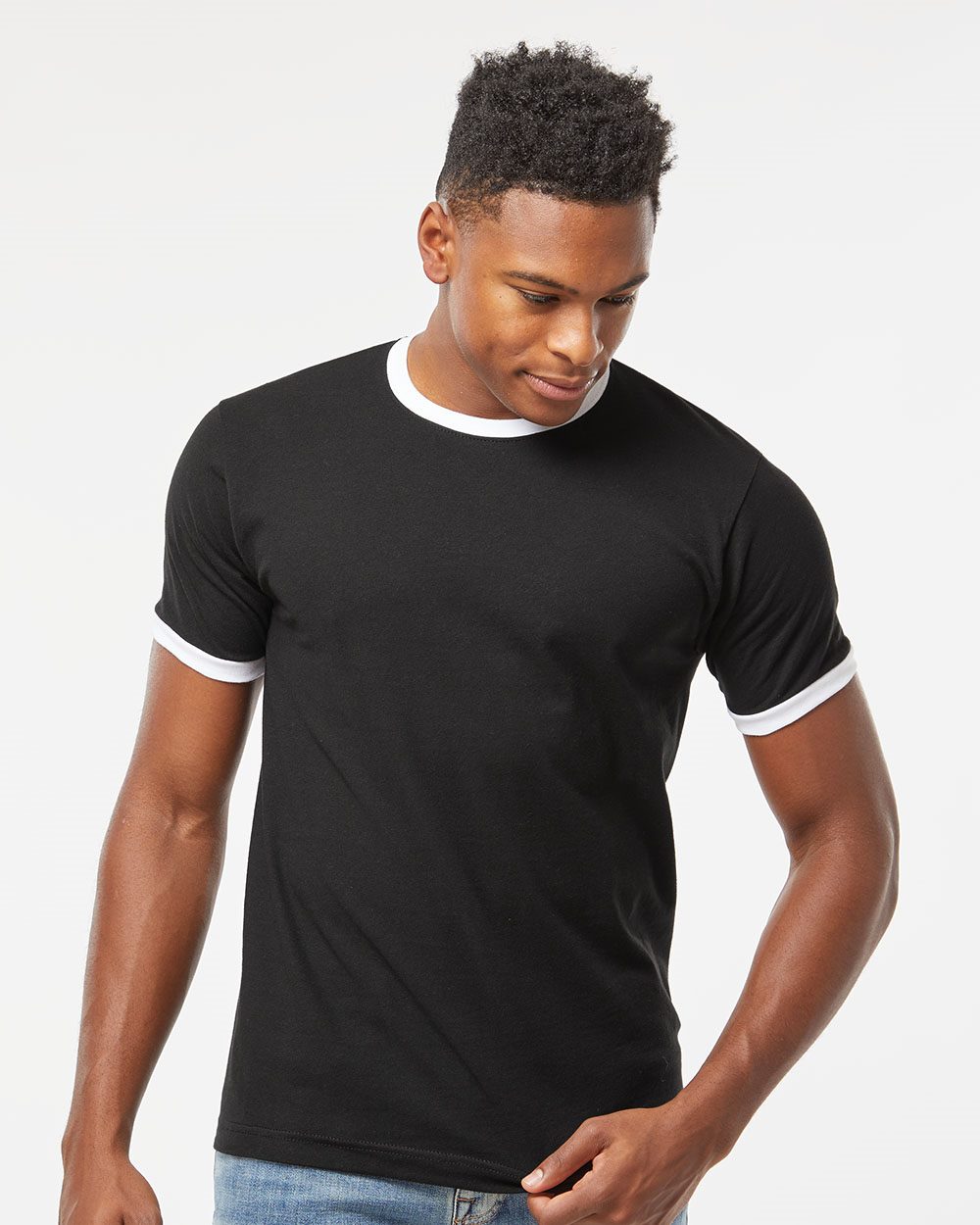 Tultex Unisex Fine Jersey Ringer T-Shirt - 246