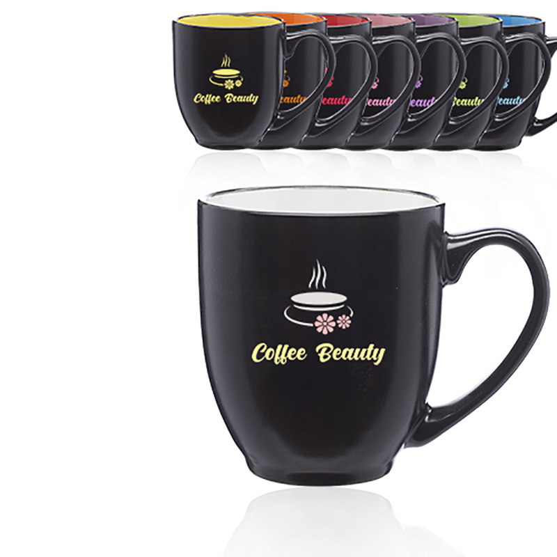 Two Tone Bistro Mugs 16oz
