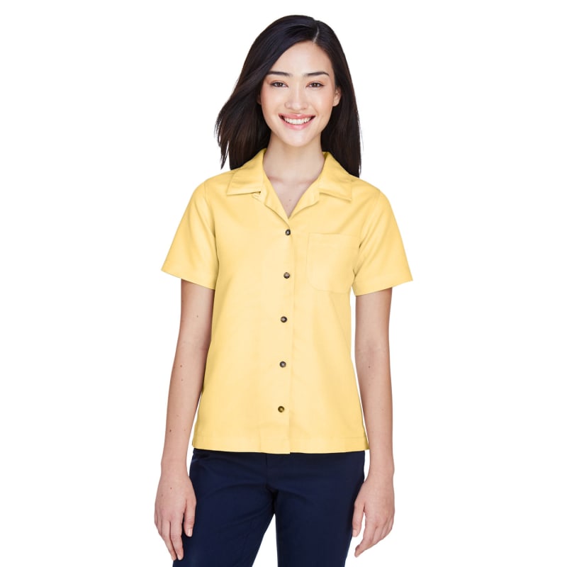 UltraClub Ladies' Cabana Breeze Camp Shirt