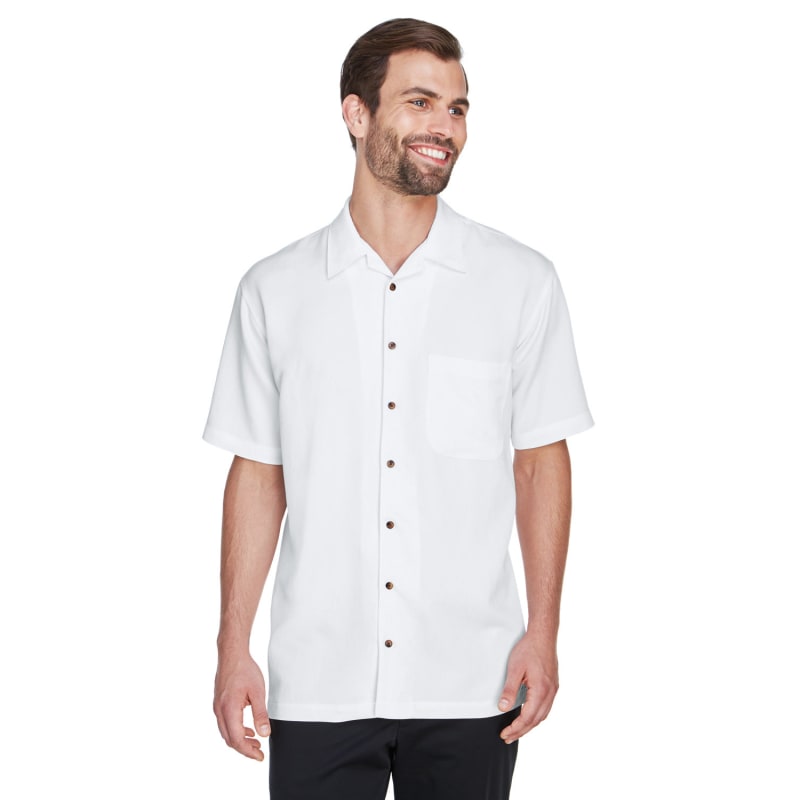UltraClub Men's Cabana Breeze Camp Shirt