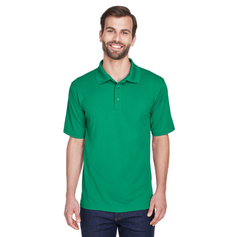 UltraClub Mens Cool & Dry Mesh Piqu Polo