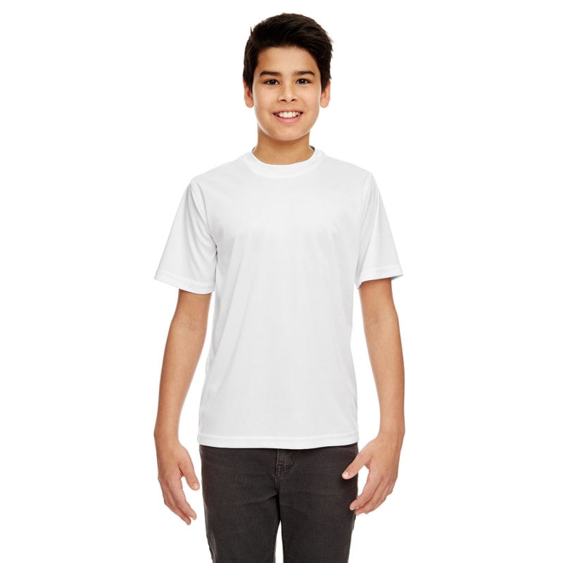 UltraClub Youth Cool & Dry Sport Performance Interlock T-Shirt