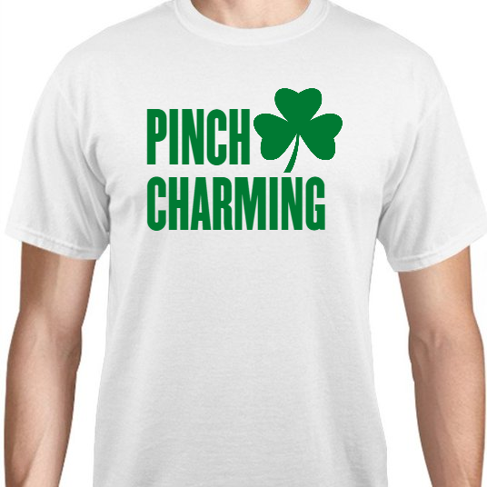 St Patrick Day Pinch Charming Unisex Basic Tee T-Shirts Style 116768