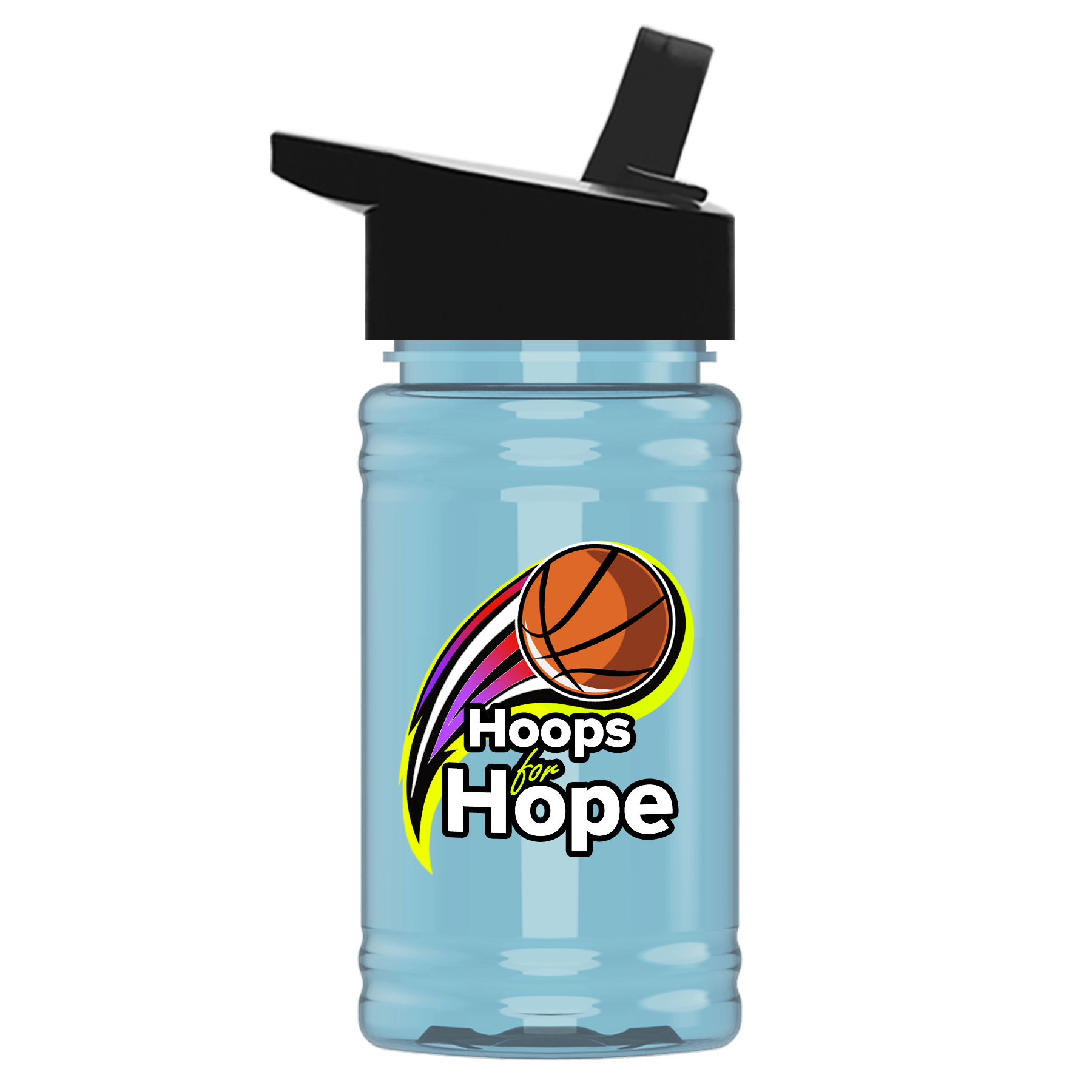 UpCycle Mini - 16 Oz. RPET Sport Bottle With Flip Straw